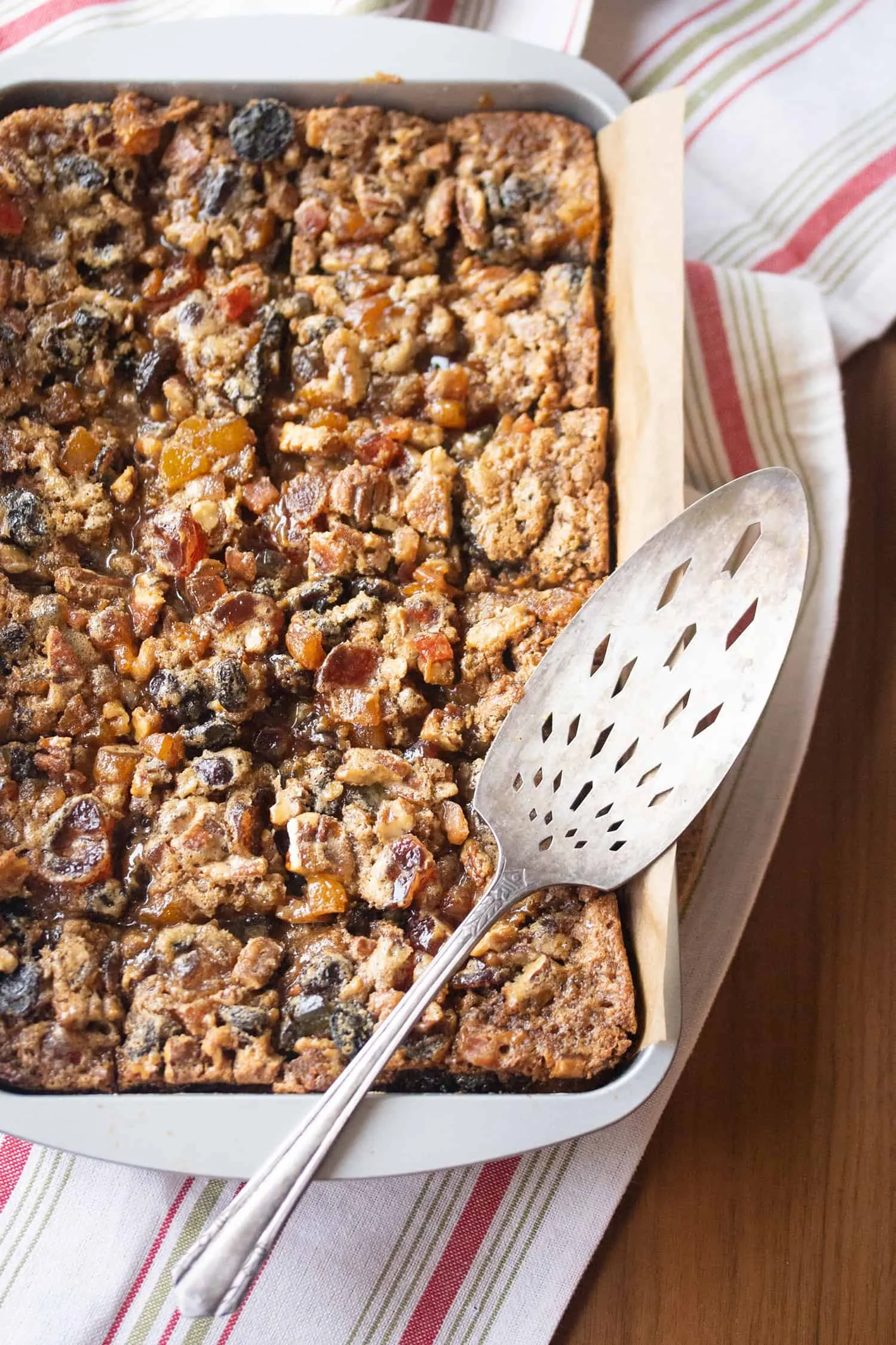 Three Fruit Cake Squares