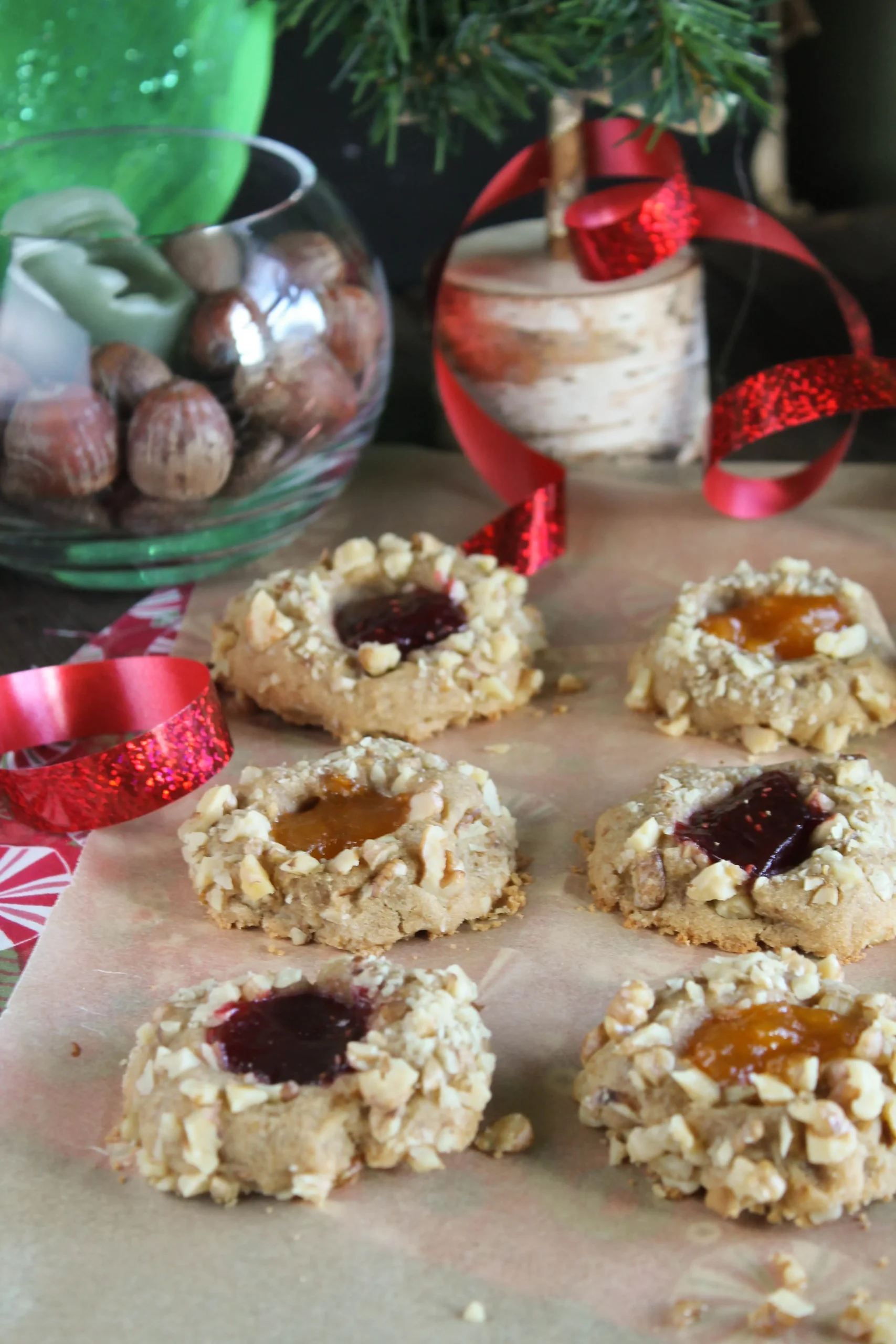 Thumbprint Cookies (Gluten Free Vegan)