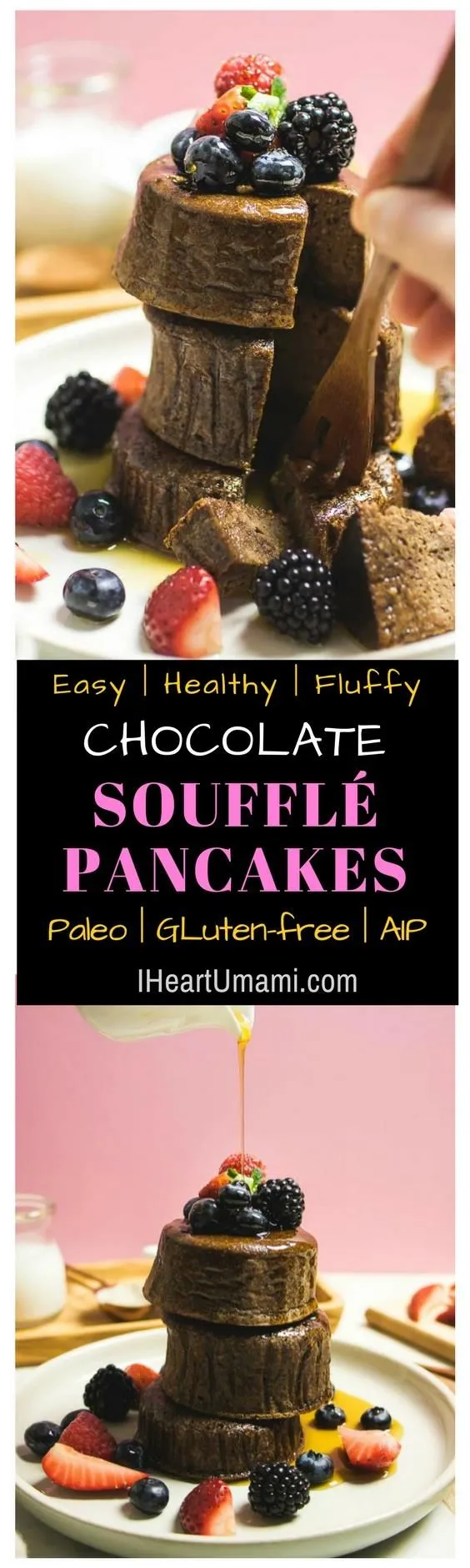 Tigernut Flour Chocolate Souffle Pancakes