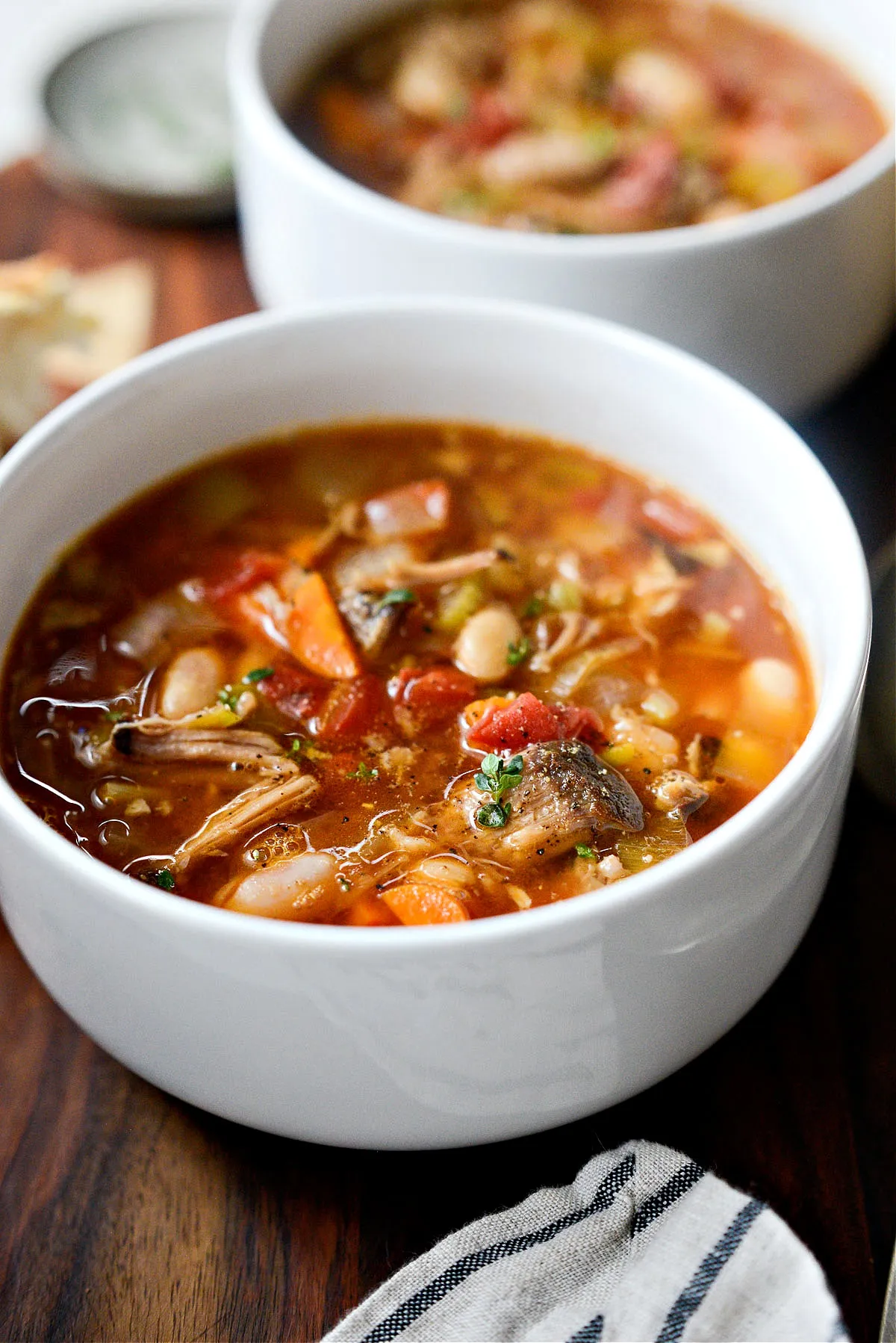 Time Saving Bean Soup with Pork
