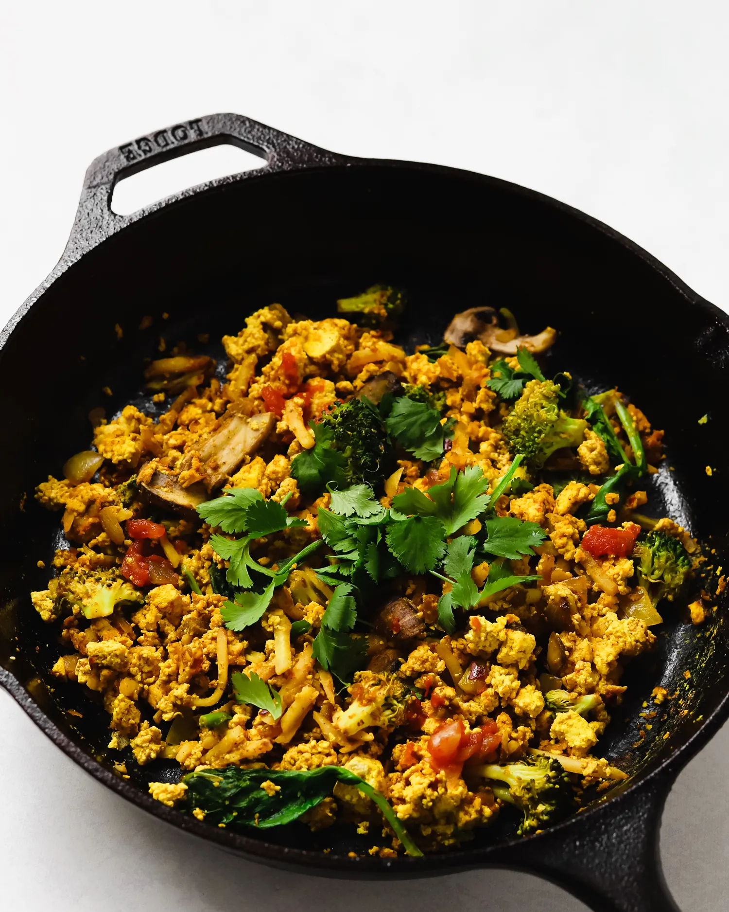 Tofu and Vegetable Scramble