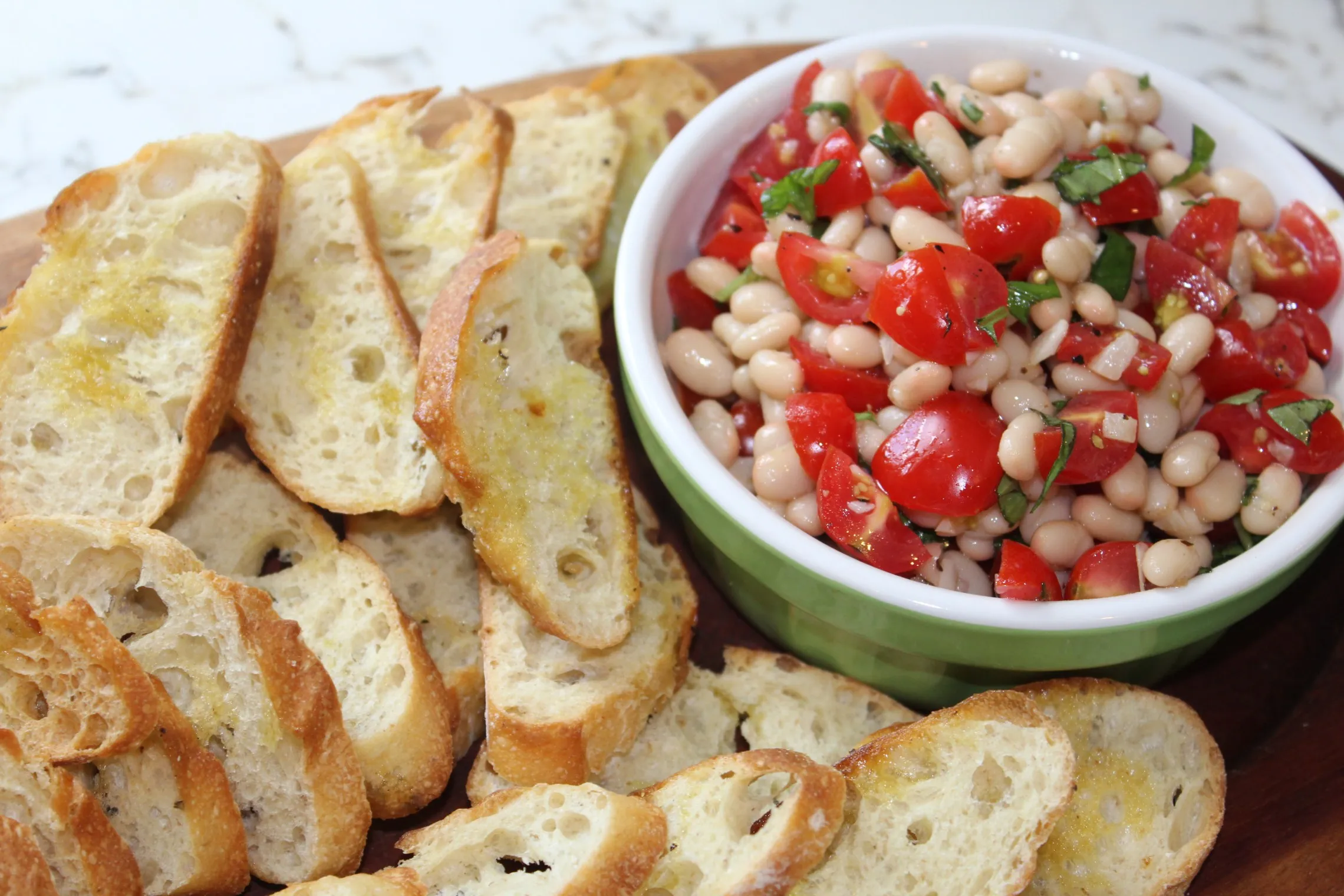 Tomato Basil and White Bean Salad