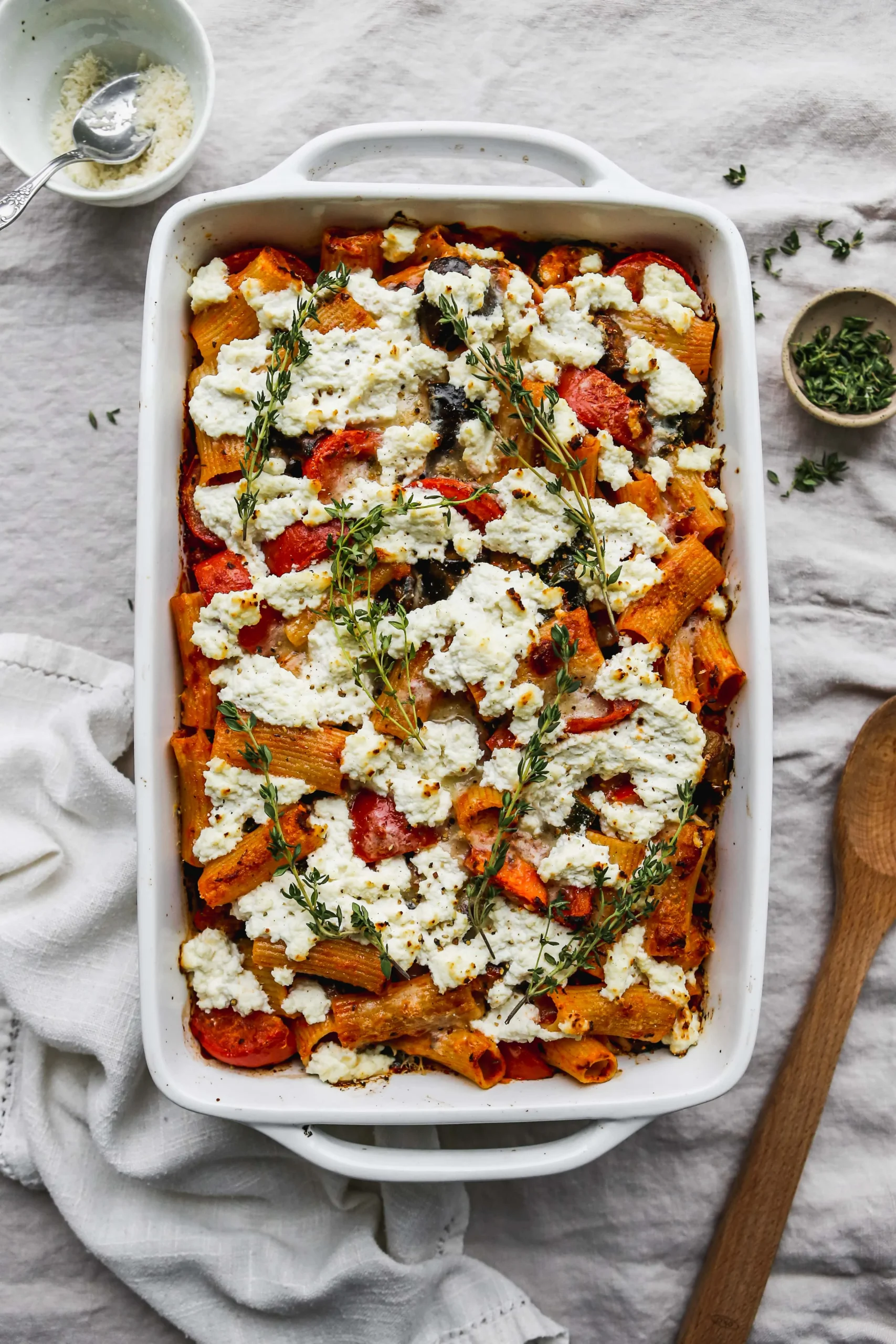 Tomato Eggplant Zucchini Bake