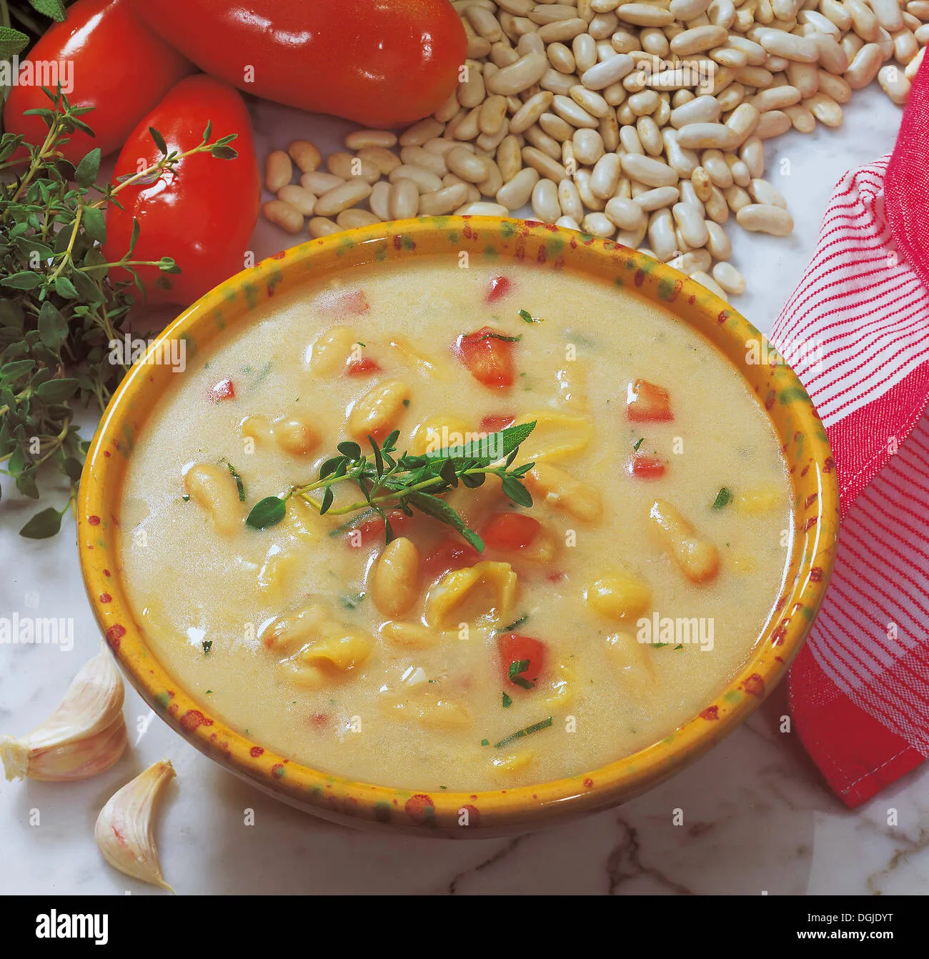 Tomato and Haricot Bean Soup