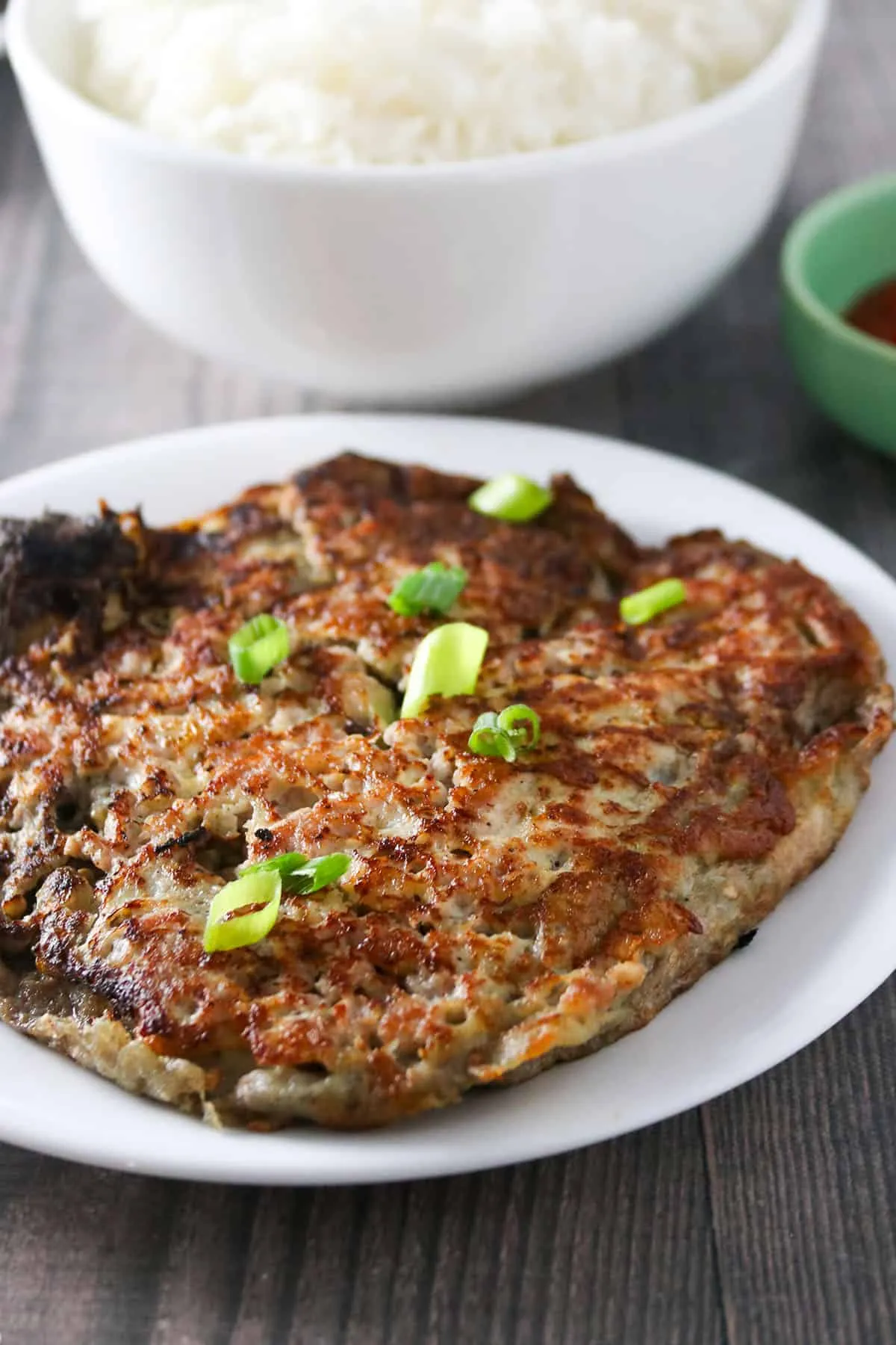 Tortang Talong with Ground Pork