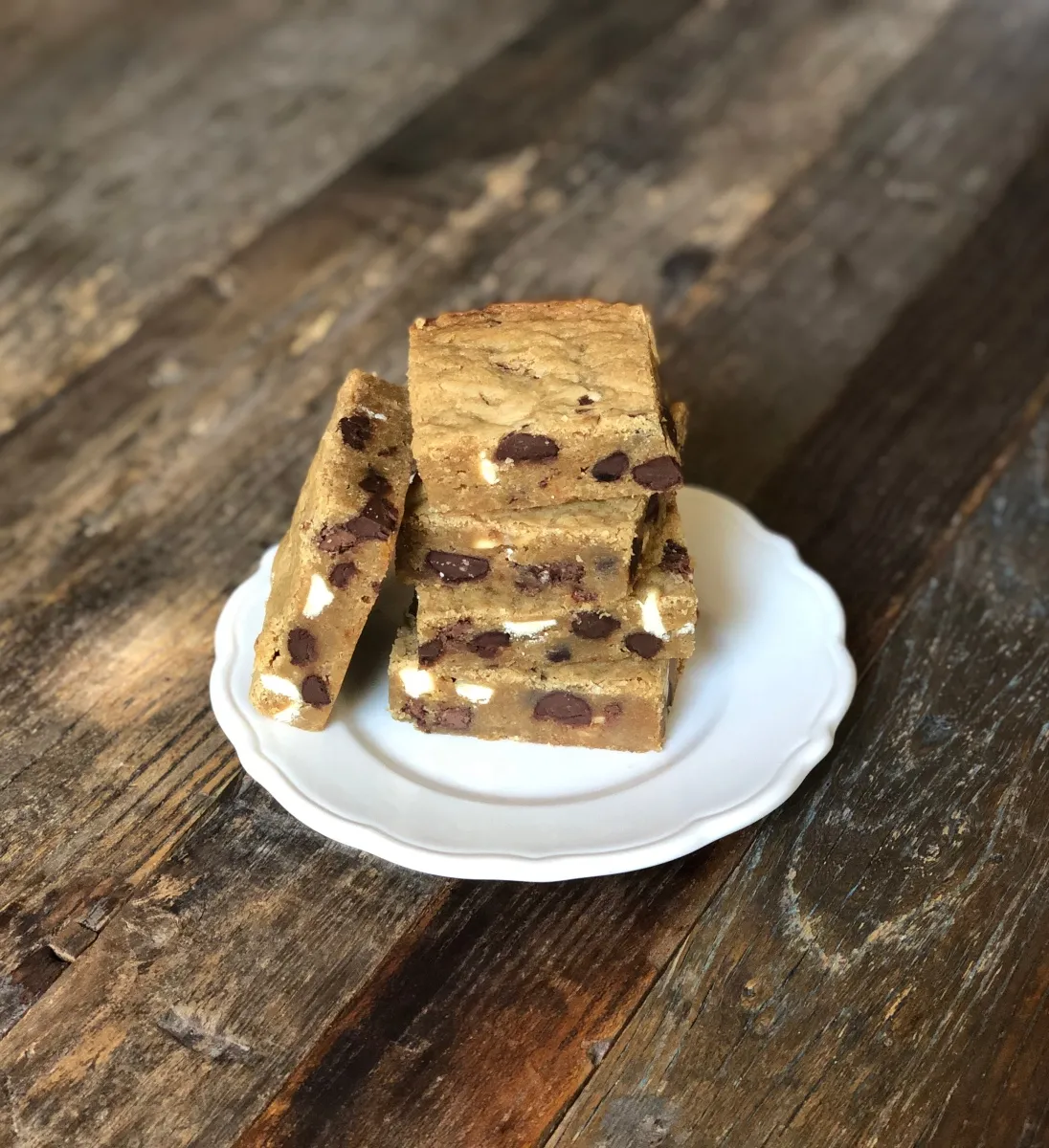 Triple Chip Cookie Bars