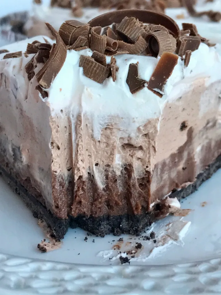 Triple Layer Chocolate Cream Pie
