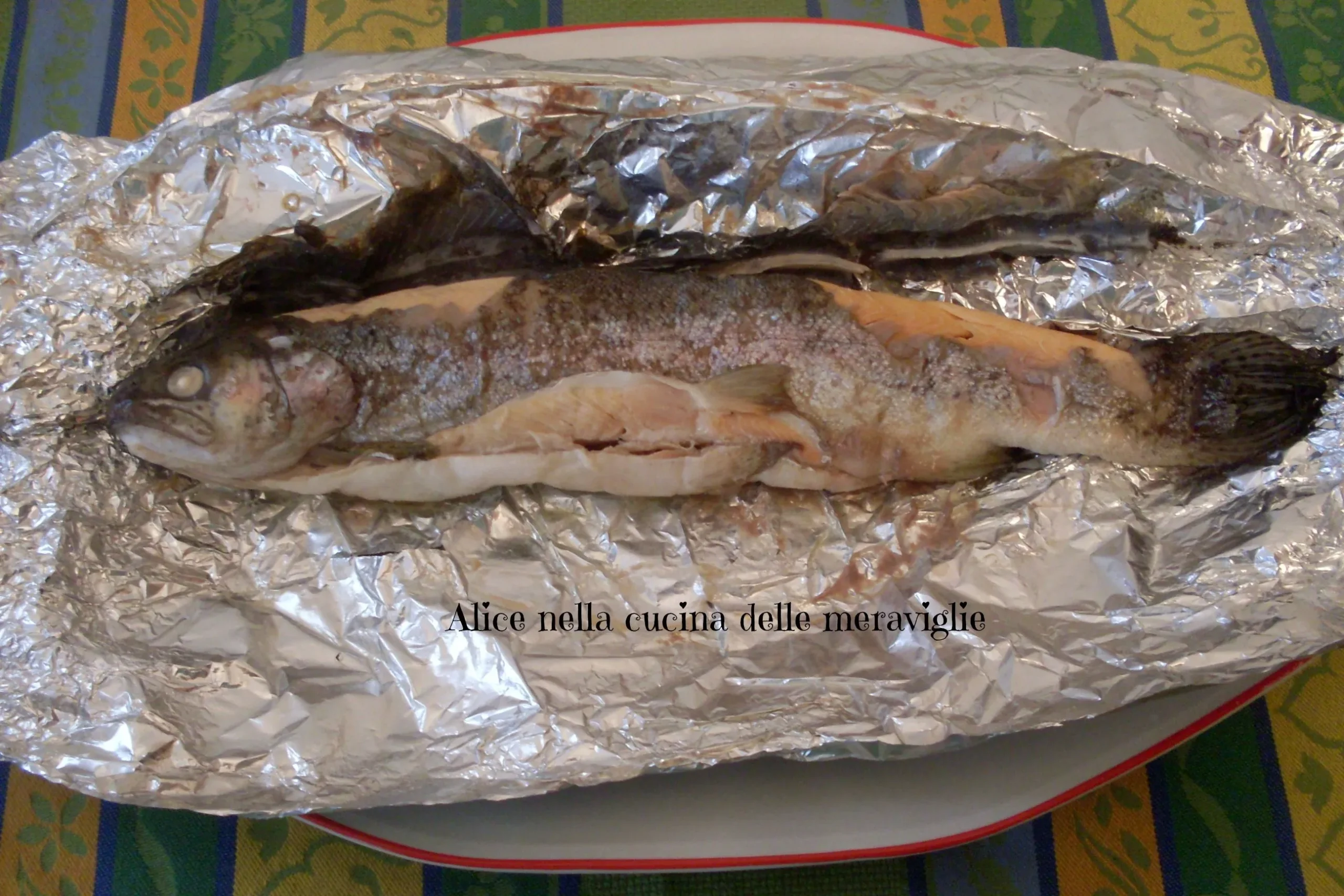 Trout Cooked in Parchment (Trota al Cartoccio)