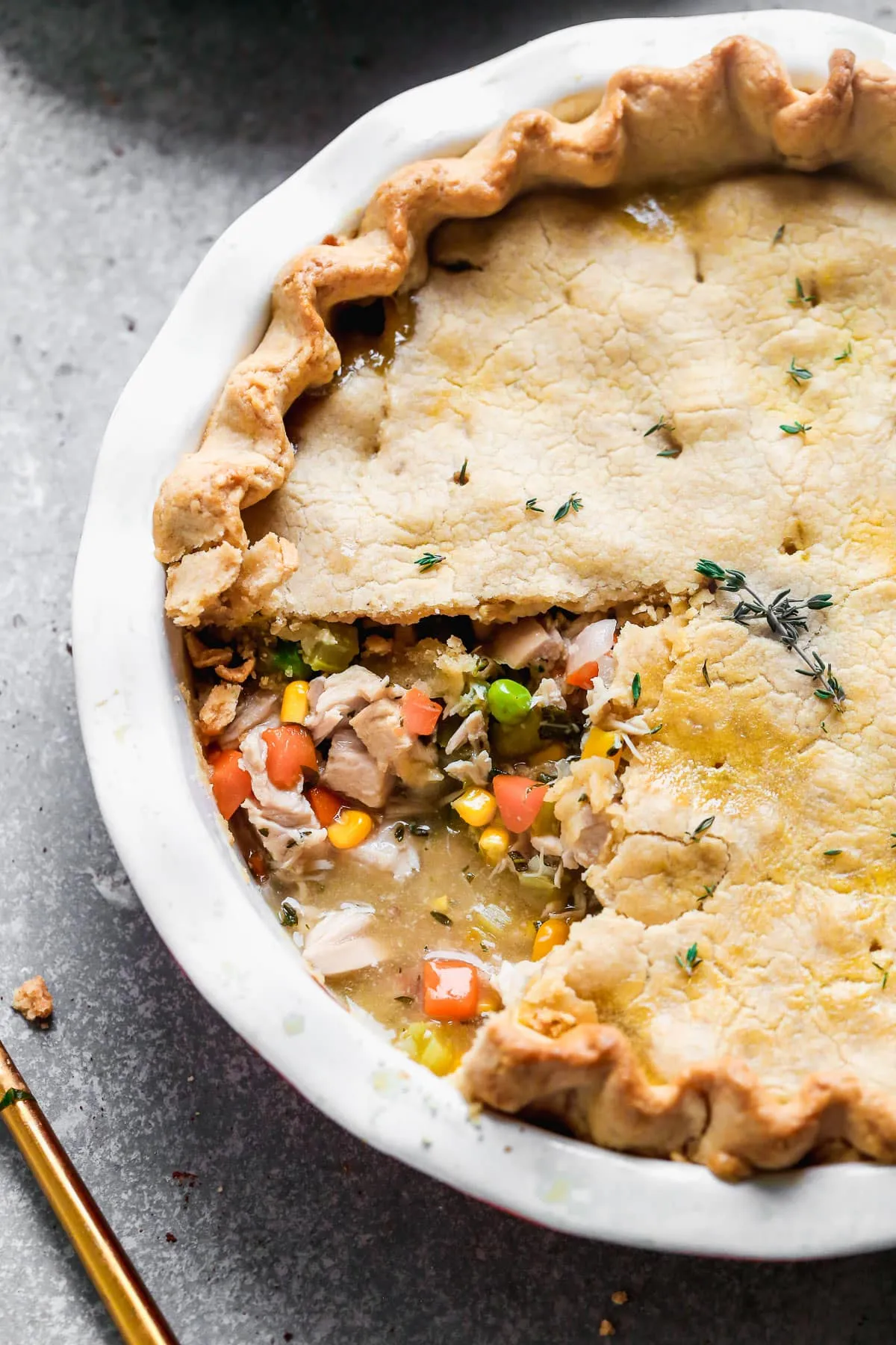 Turkey Pot Pie Popover