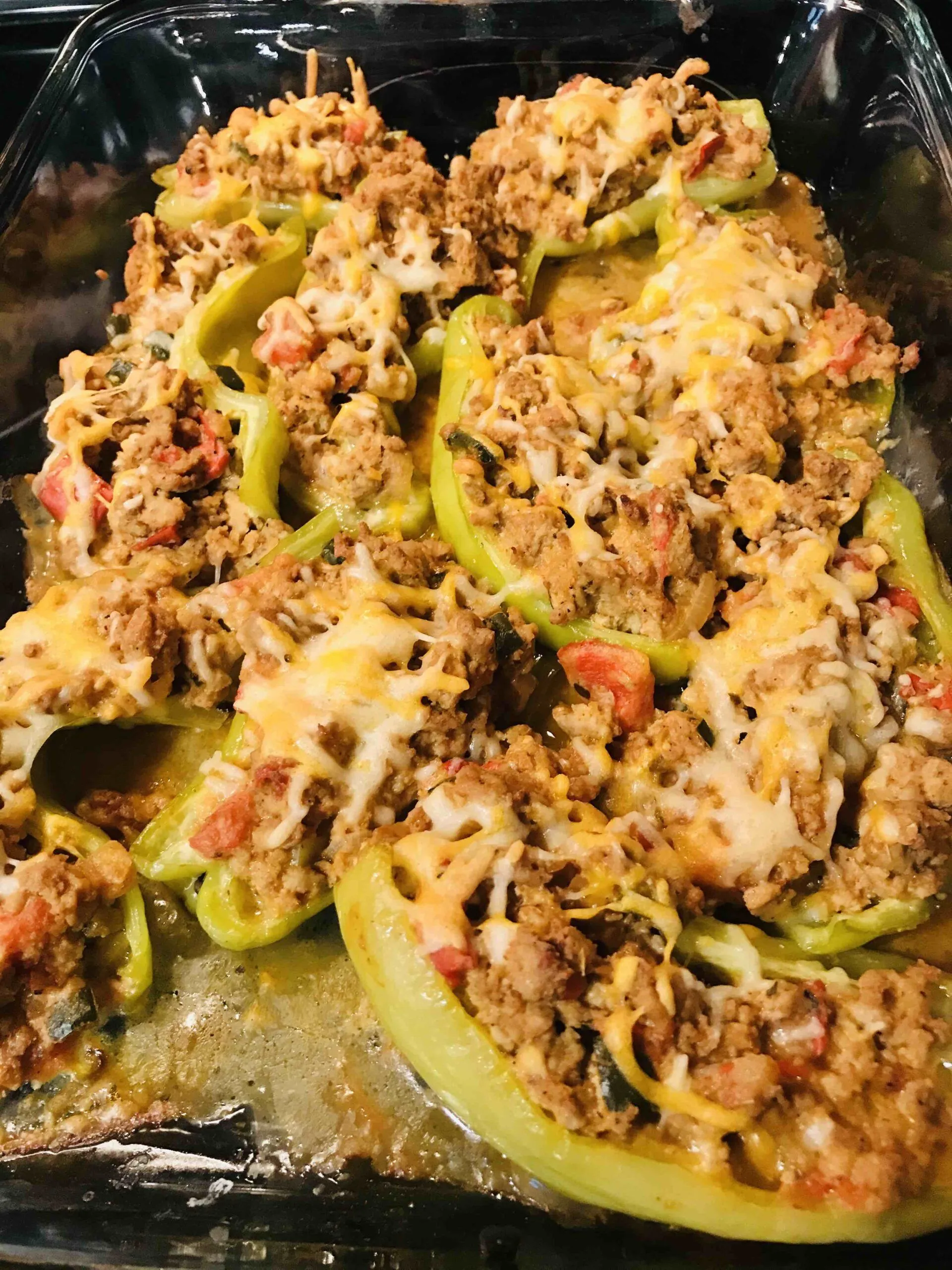 Turkey Stuffed Cubanelle Peppers