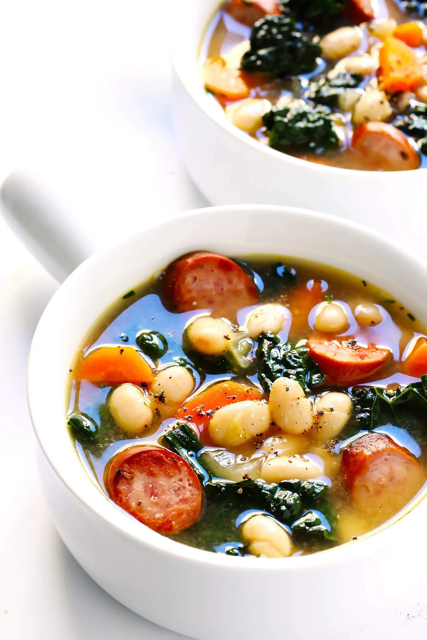 Tuscan Sausage White Bean Soup