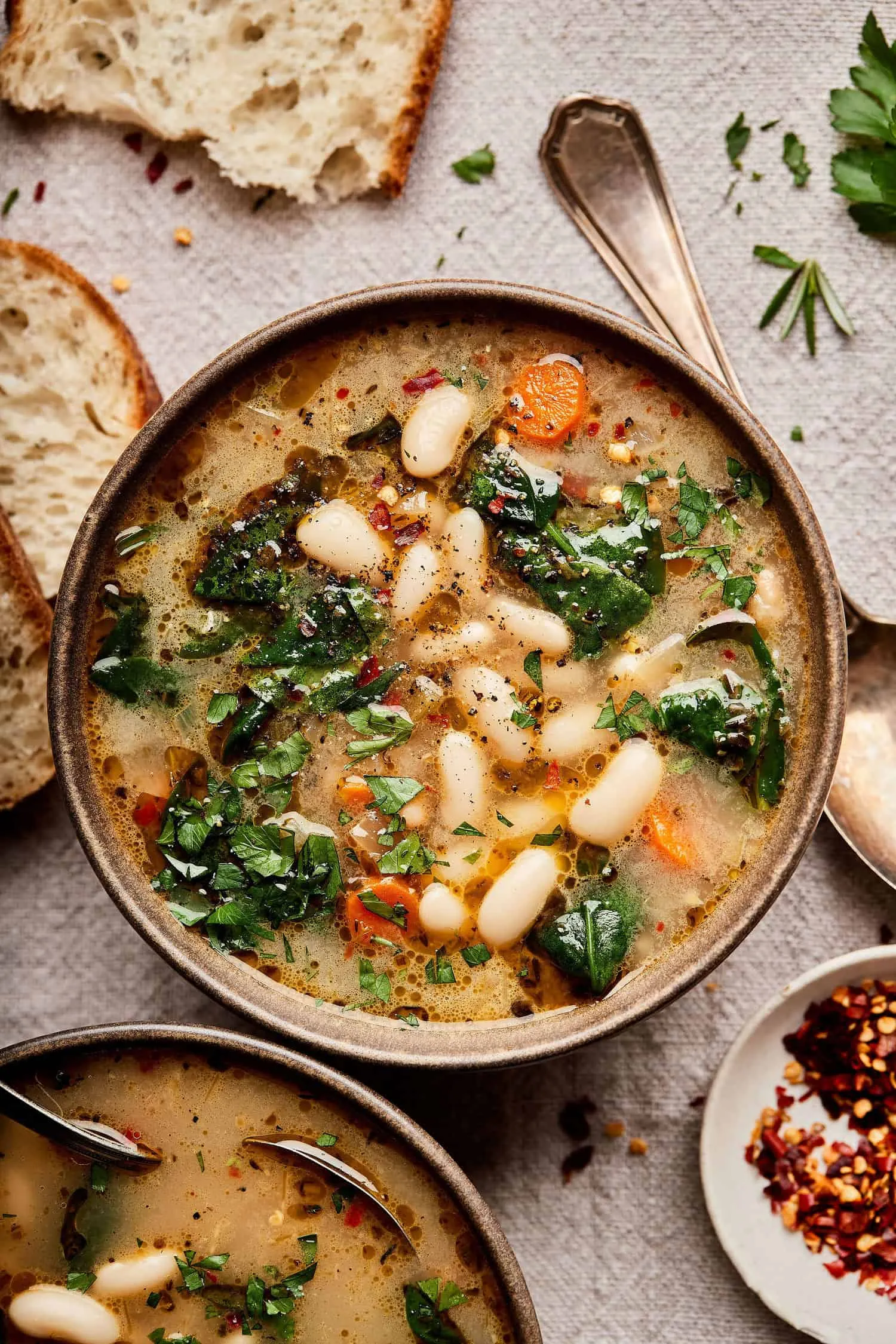 Tuscan White Bean Kale Soup