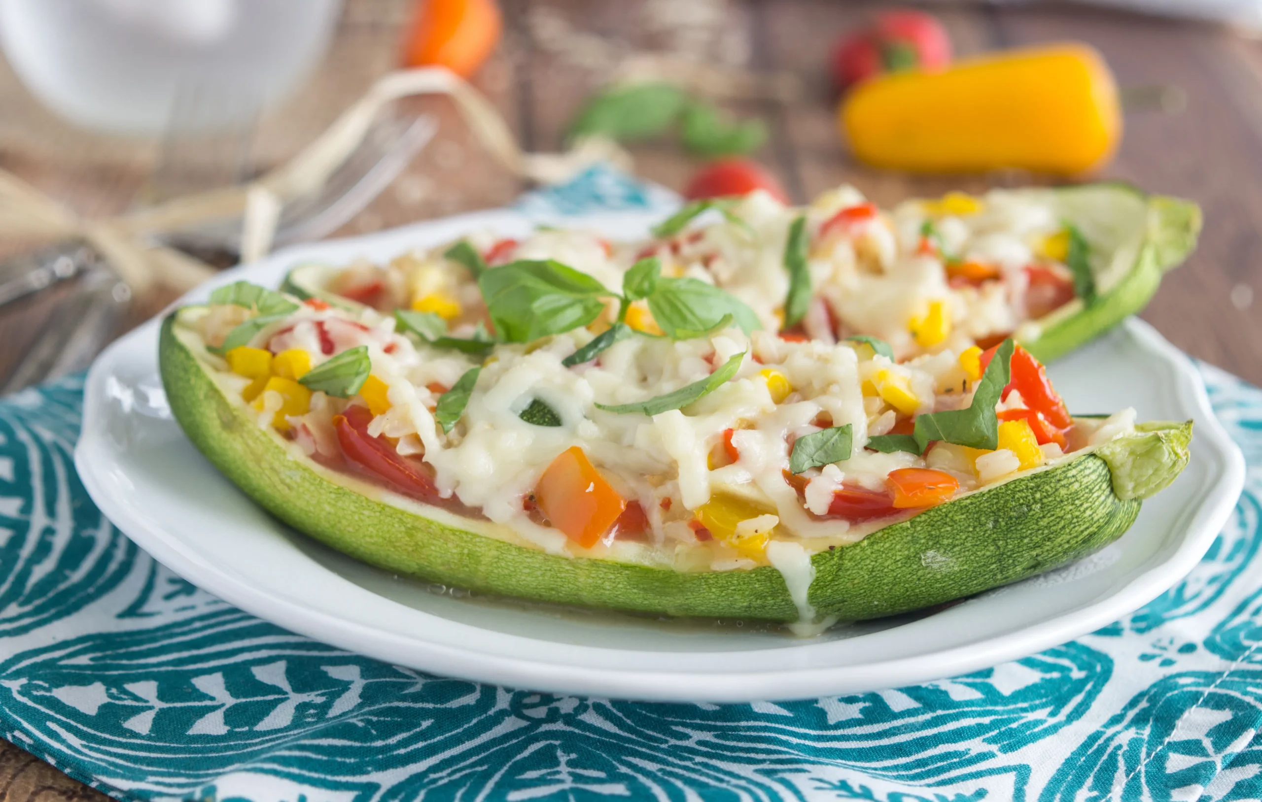Twice Baked Zucchini Boats