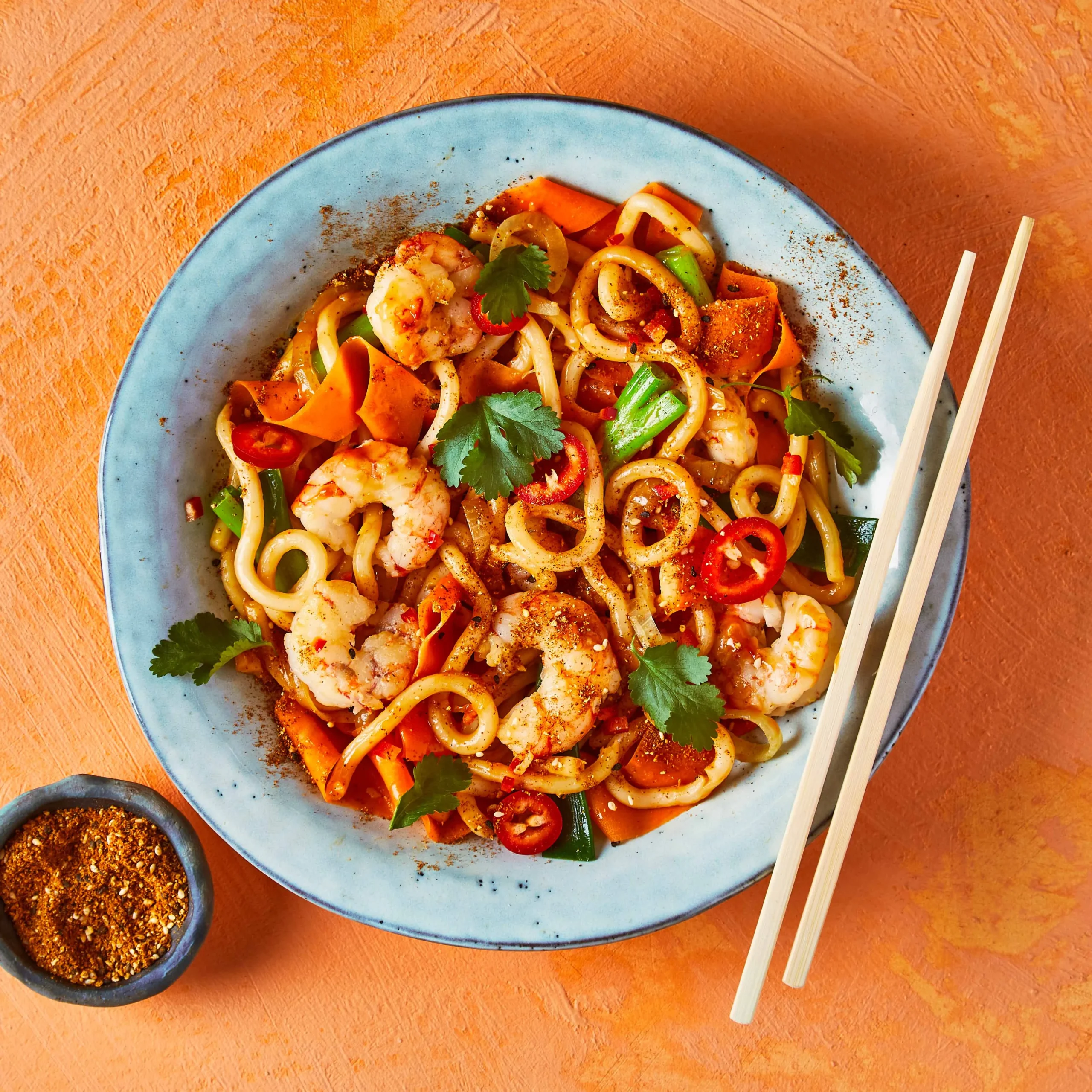 Udon and Prawn Stir Fry