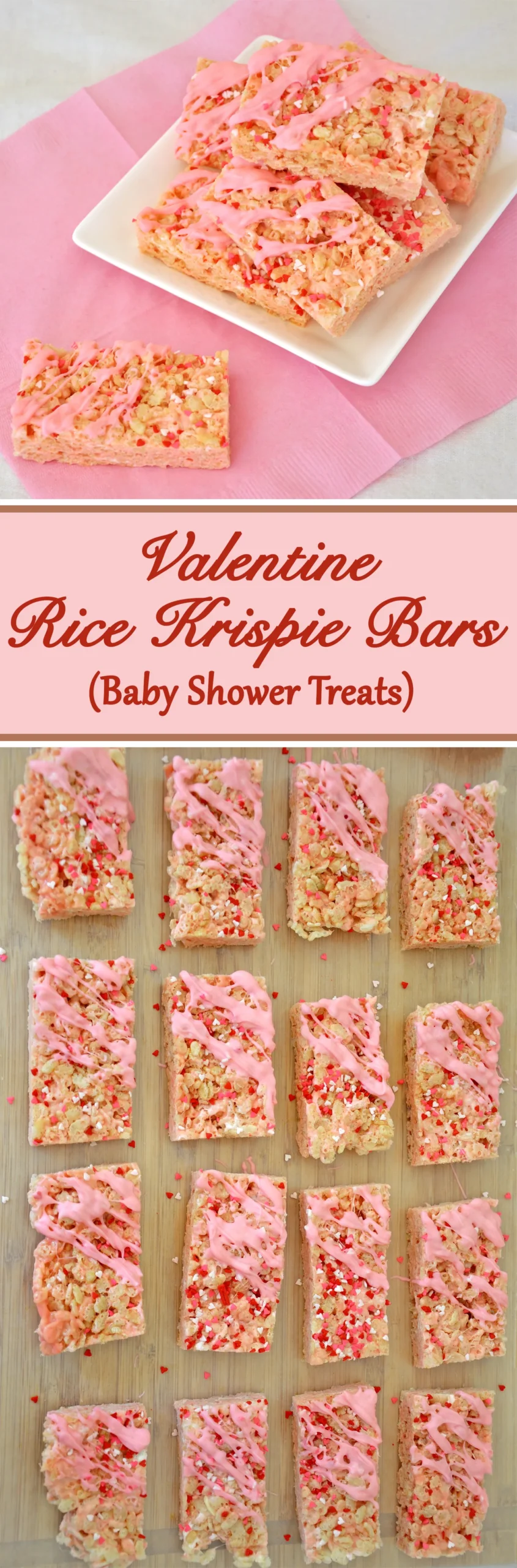 Valentine Rice Krispie Bars