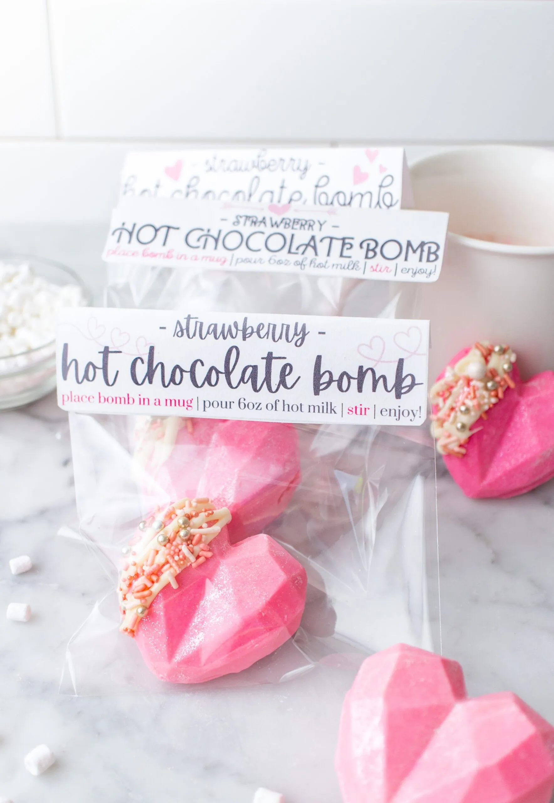 Valentine's Day Hot Chocolate Bombs