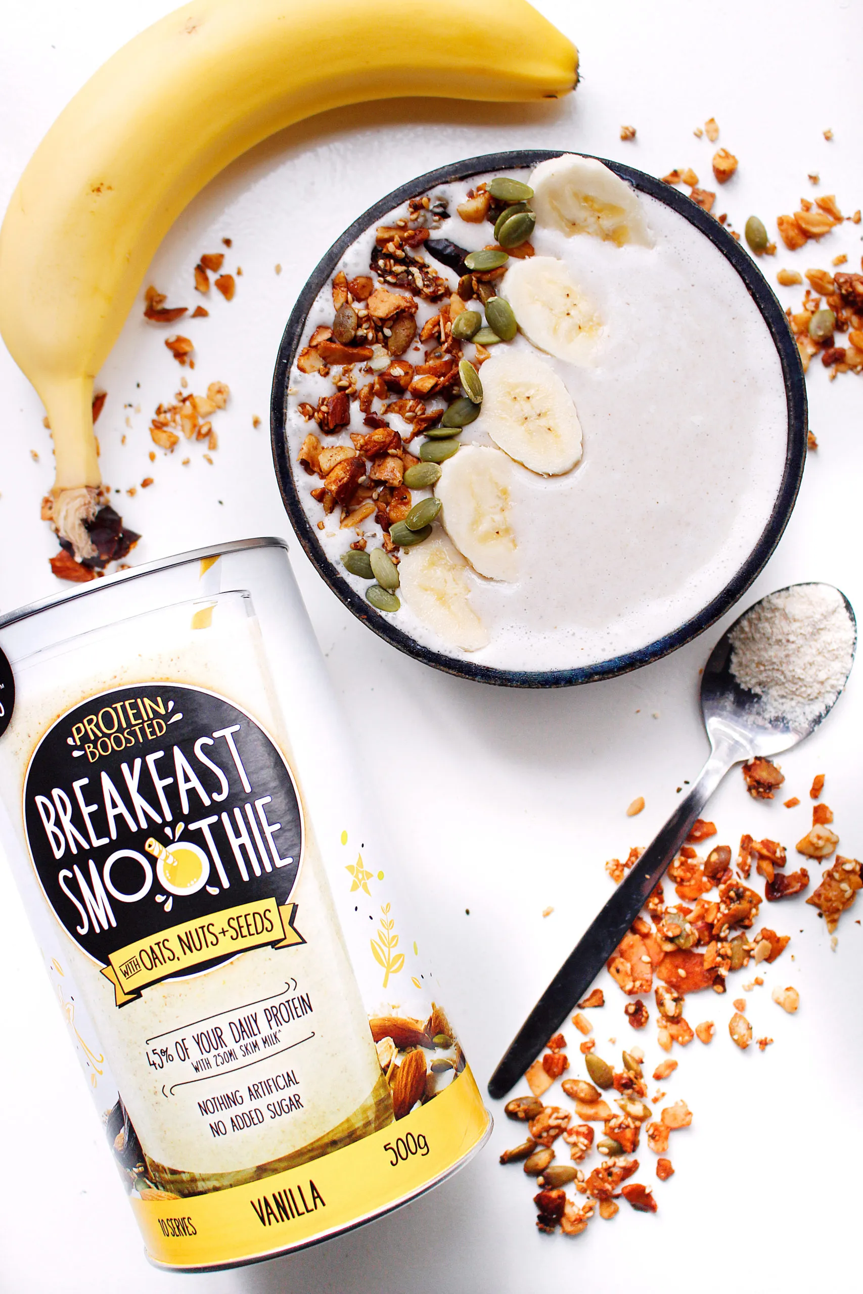 Vanilla Banana Smoothie Bowl