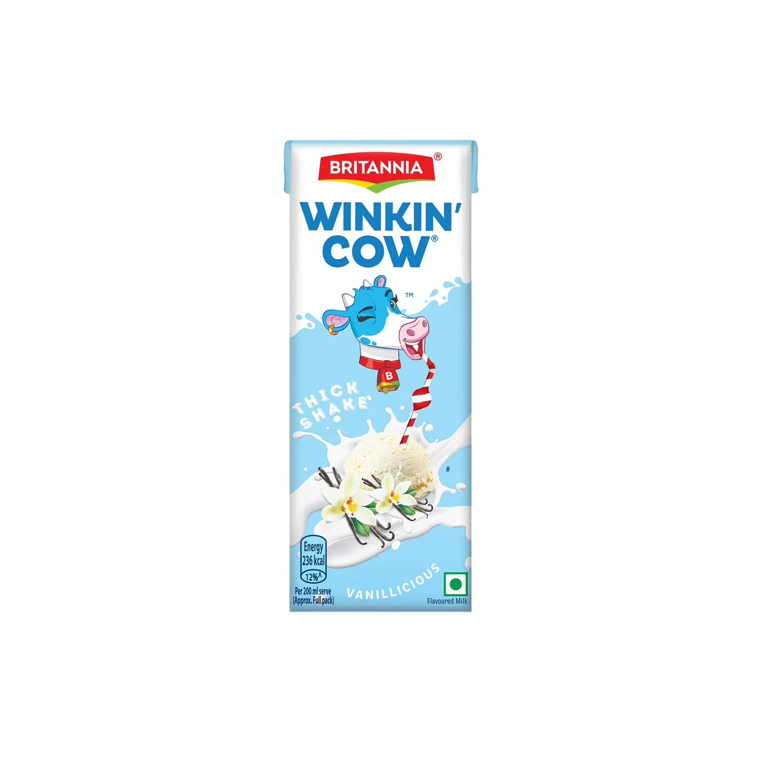 Vanilla Milk Shake White Cow