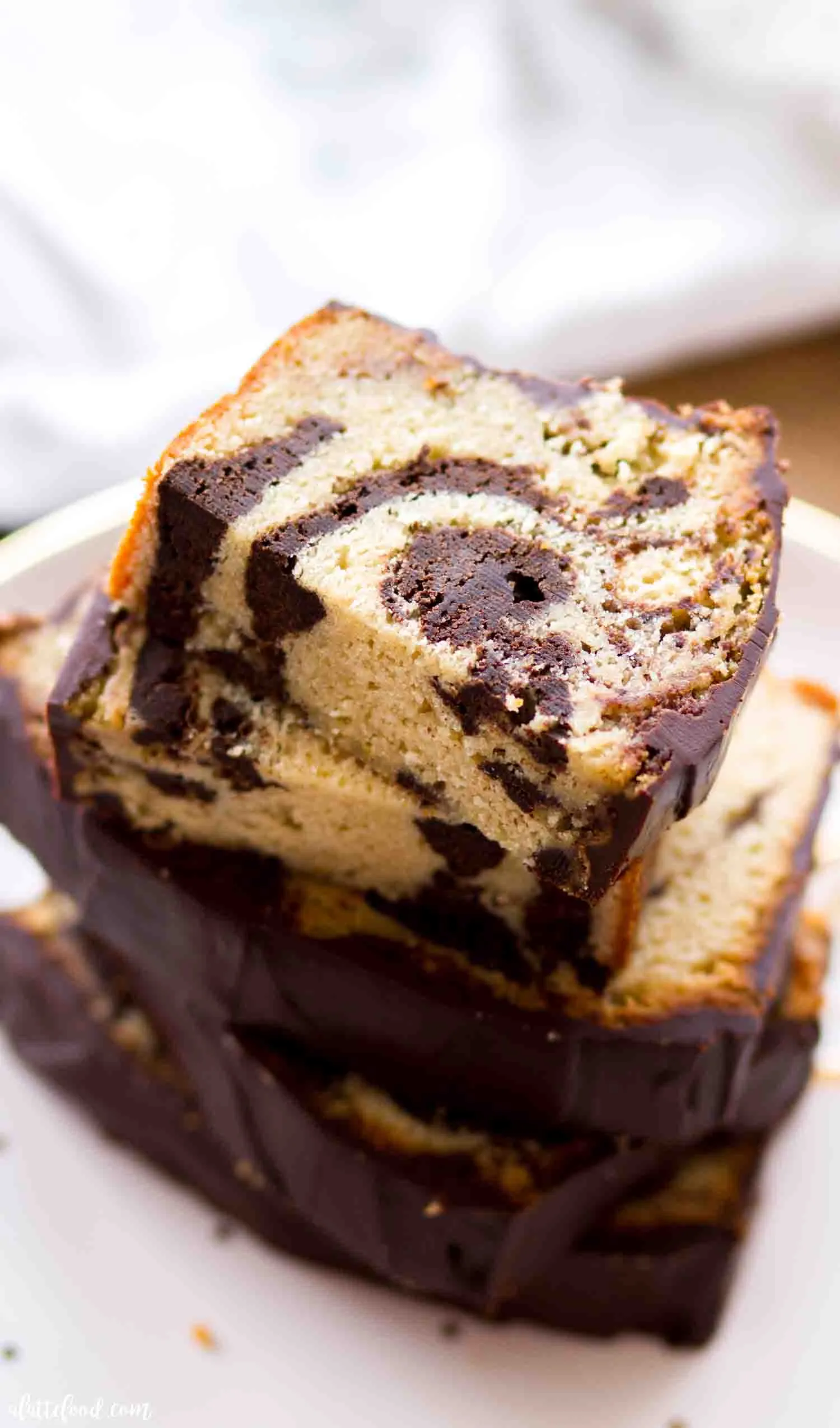 Vanilla and Chocolate Marble Cake