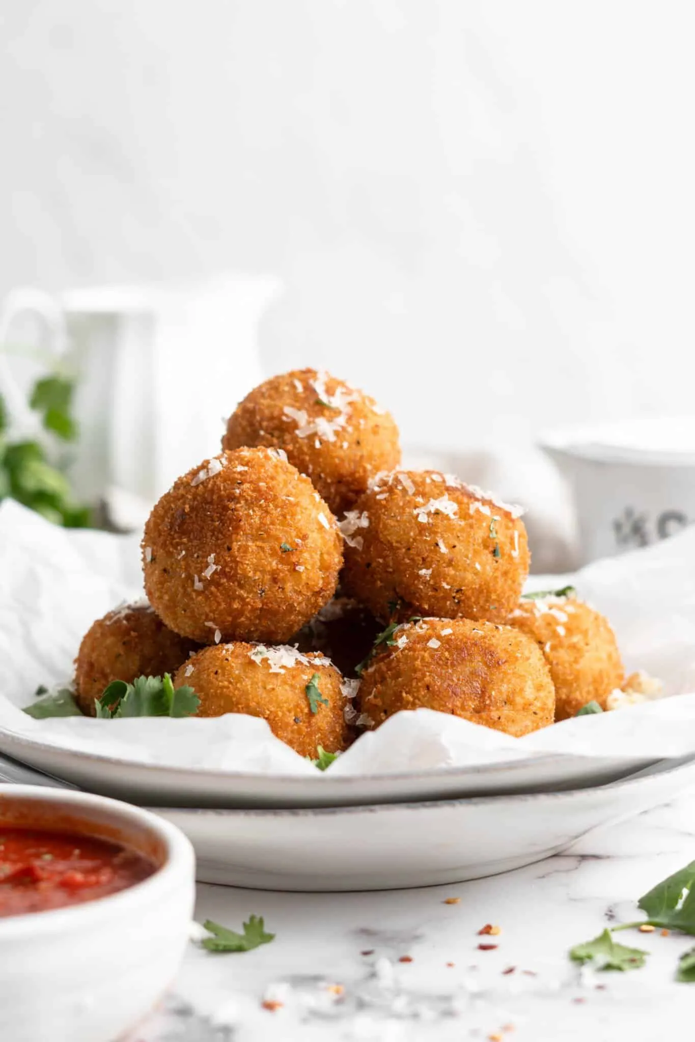 Vegan Arancini Fried Rice Balls (Air Fryer Option)