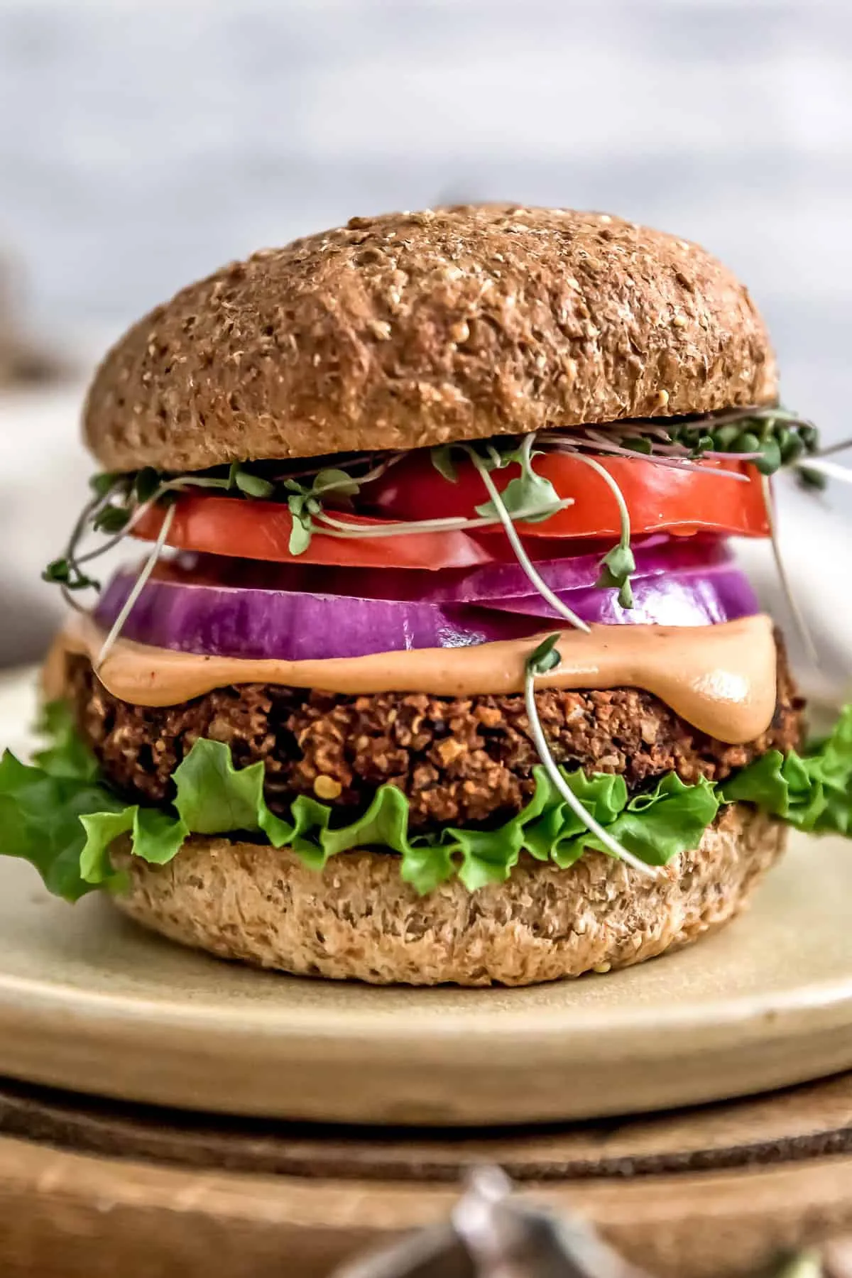 Vegan Banh Mi Black Bean Burgers