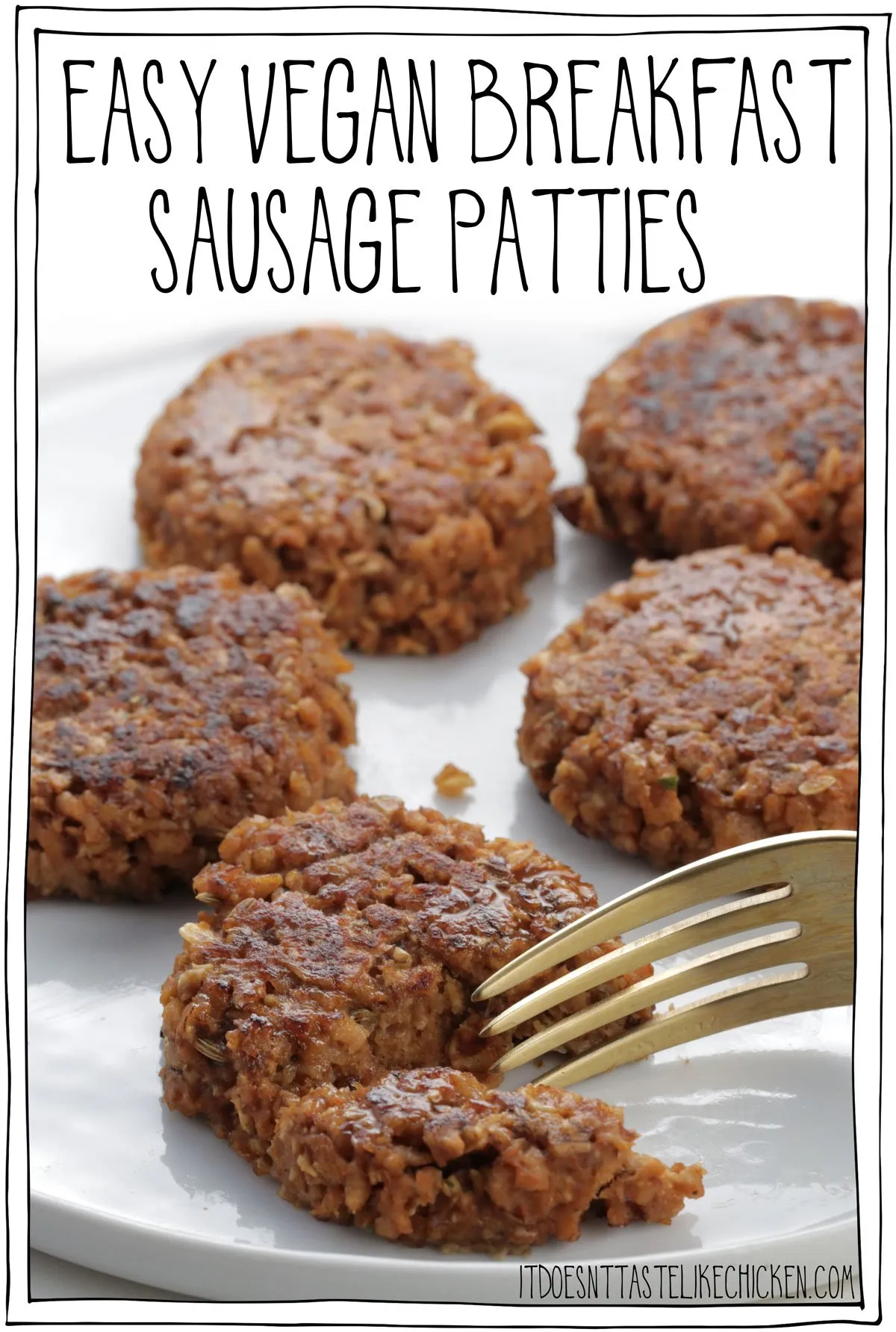 Vegan Breakfast Sausage Patties