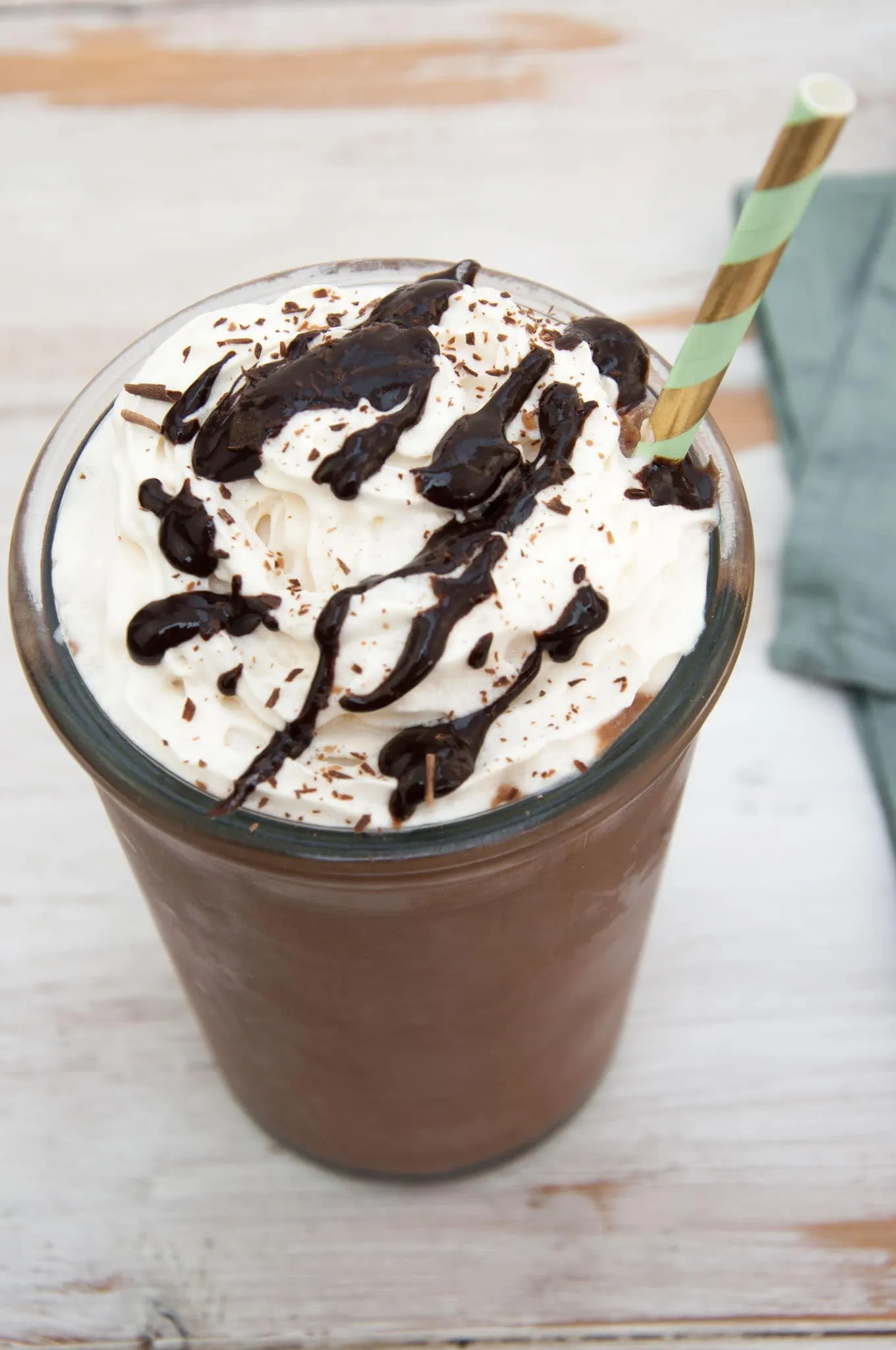 Vegan Chocolate Malted Milkshake