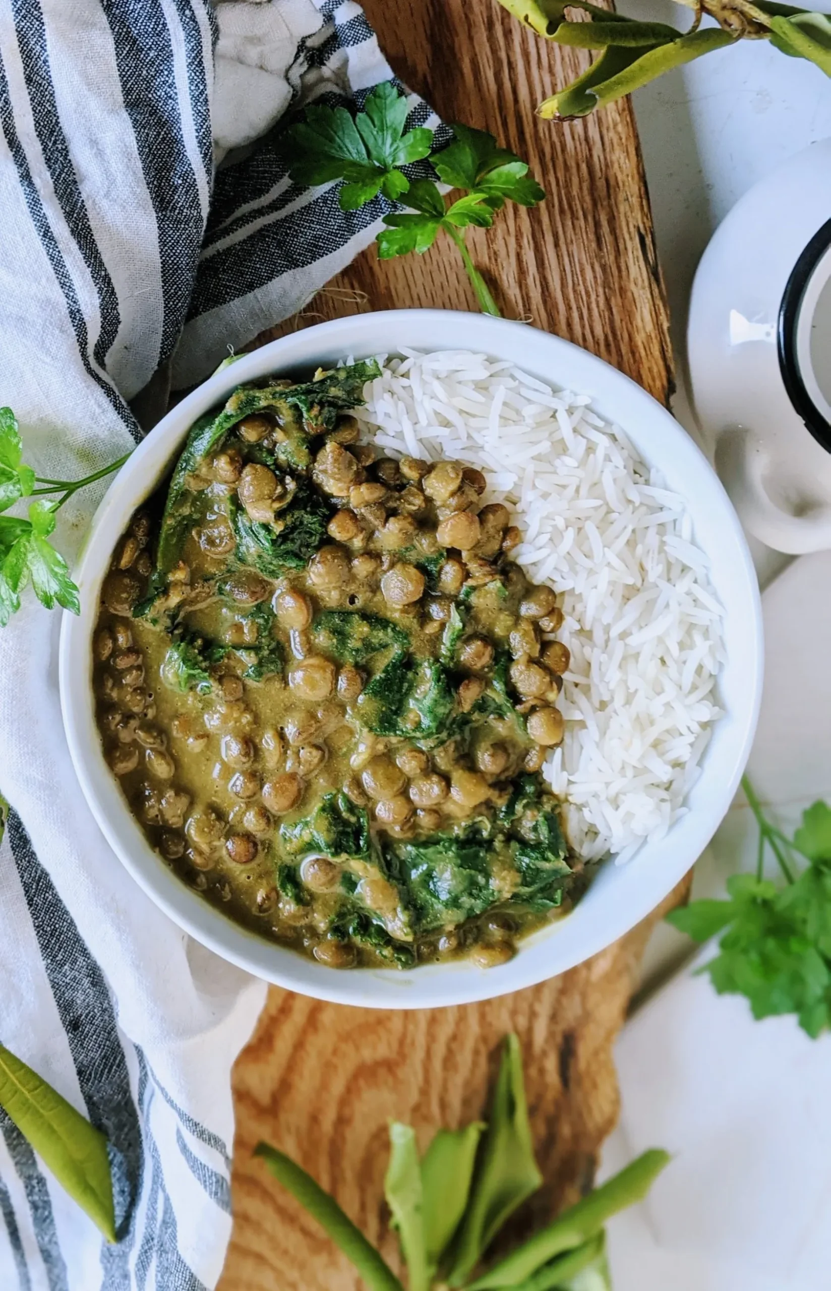 Vegan Coconut Curry Lentils