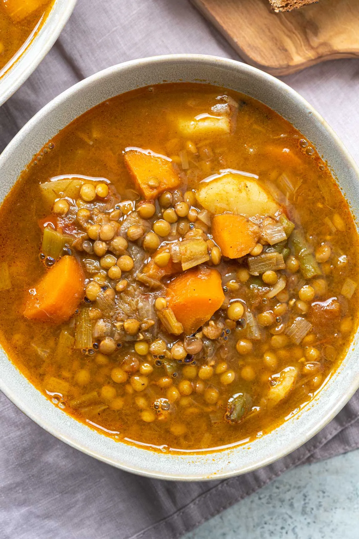 Vegan Lentil Soup (Sopa de Lentejas)