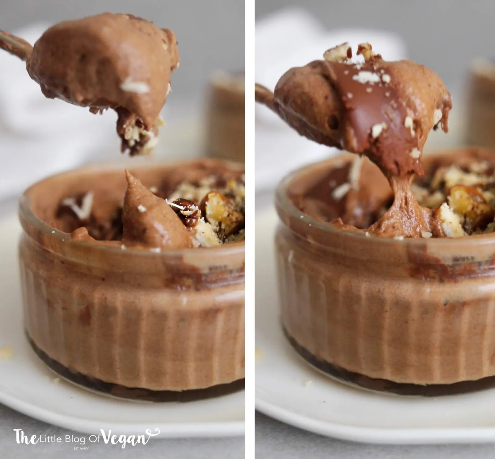 Vegan Nutella Espresso Cheesecake Mousse