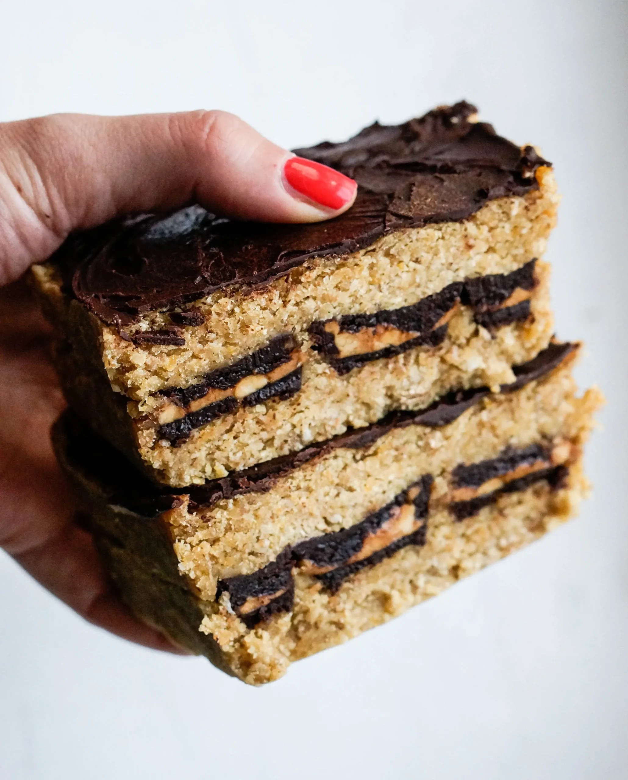 Vegan Peanut Butter Cookie Dough Bars