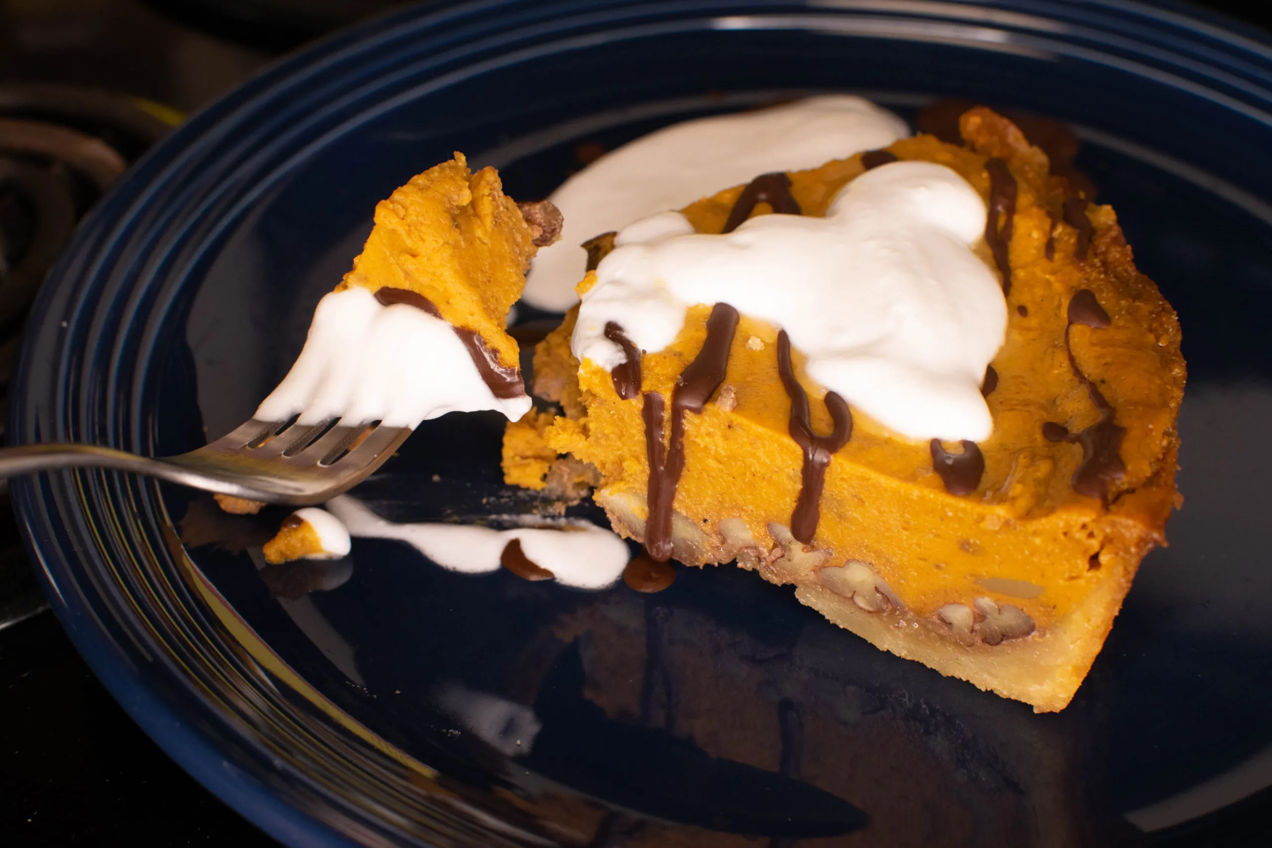 Vegan Pumpkin Pecan Pie