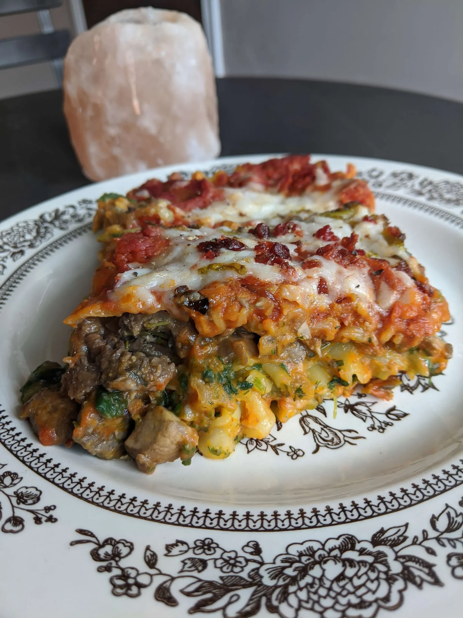 Vegan Pumpkin Spinach Lasagna