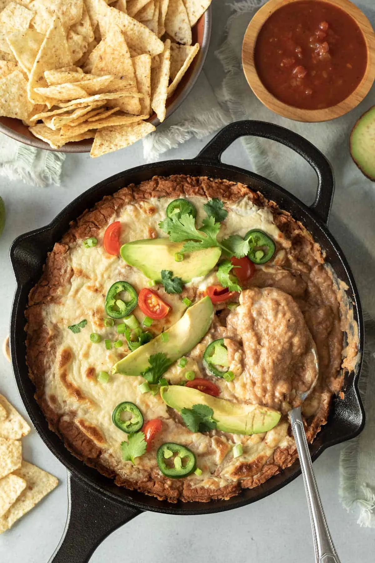 Vegan Refried Bean Dip Grain Free