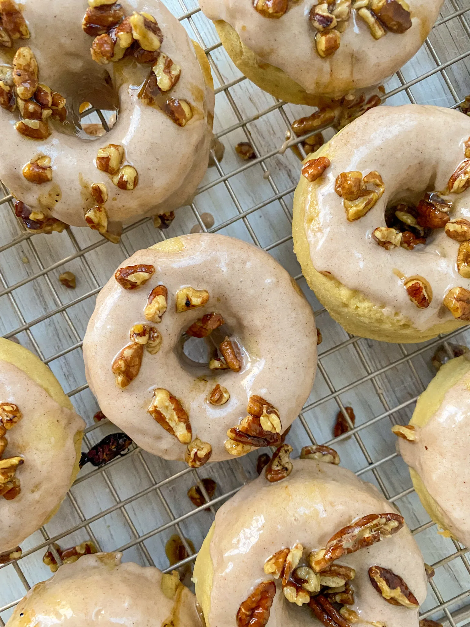 Vegan Salted Maple Donuts