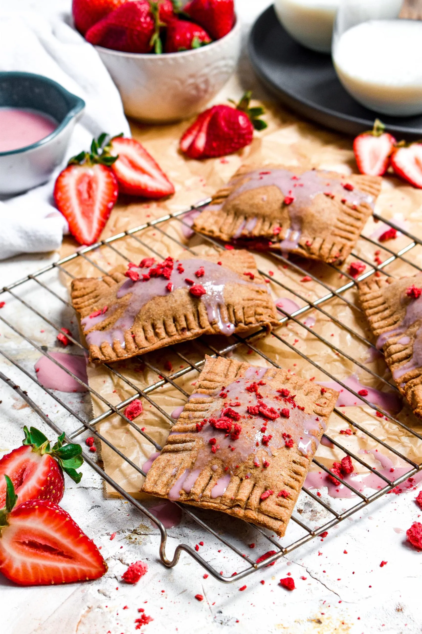 Vegan Strawberry Pop Tarts