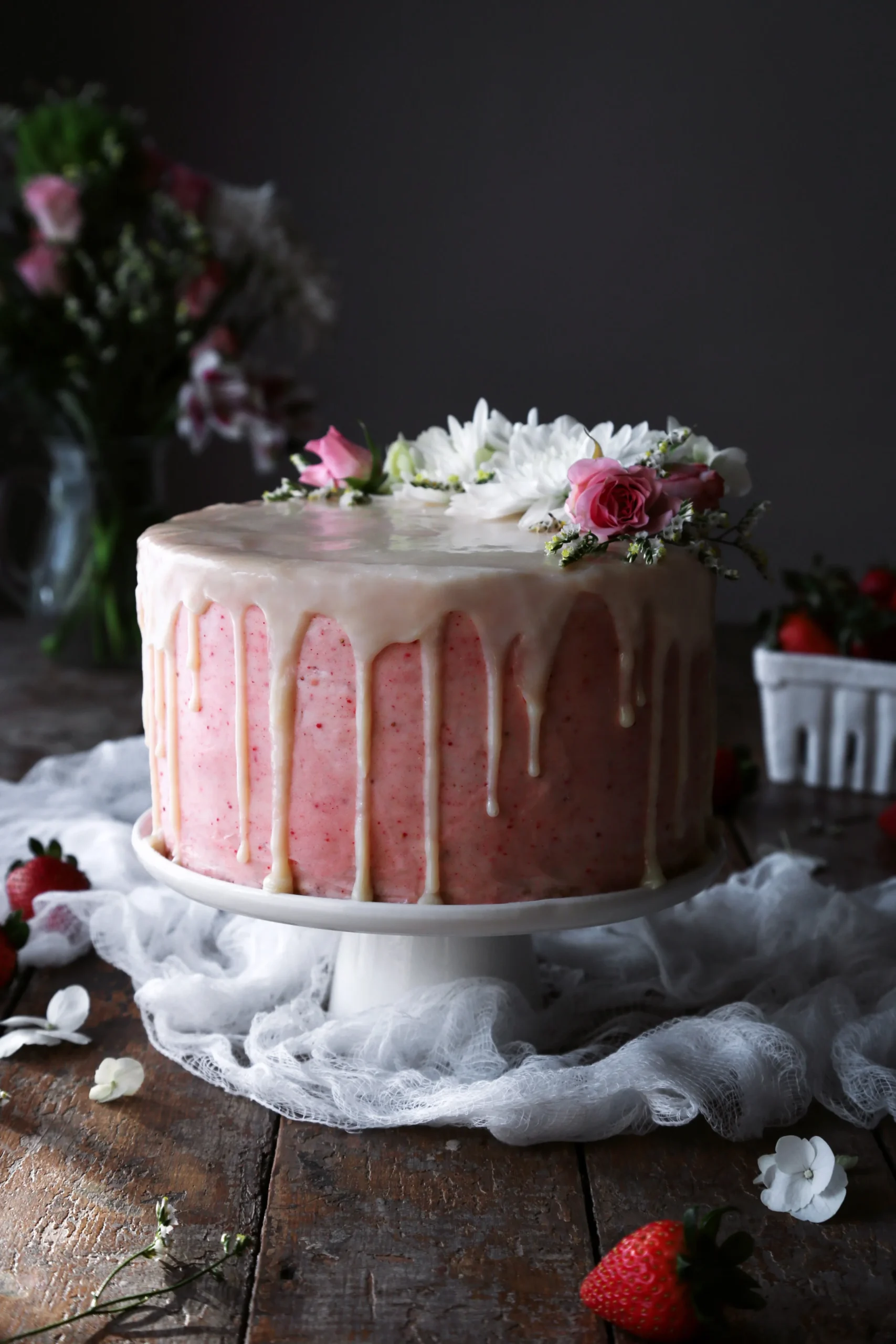 Vegan Vanilla Birthday Cake