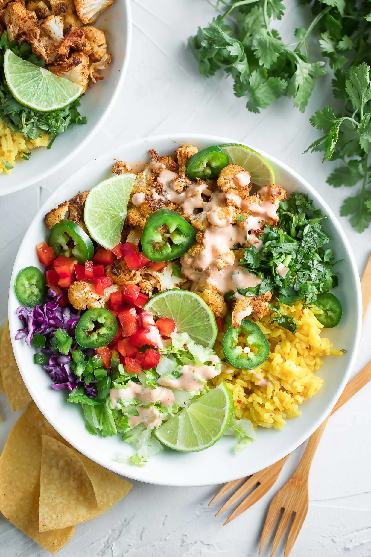 Vegetarian Cauliflower Burrito Bowl