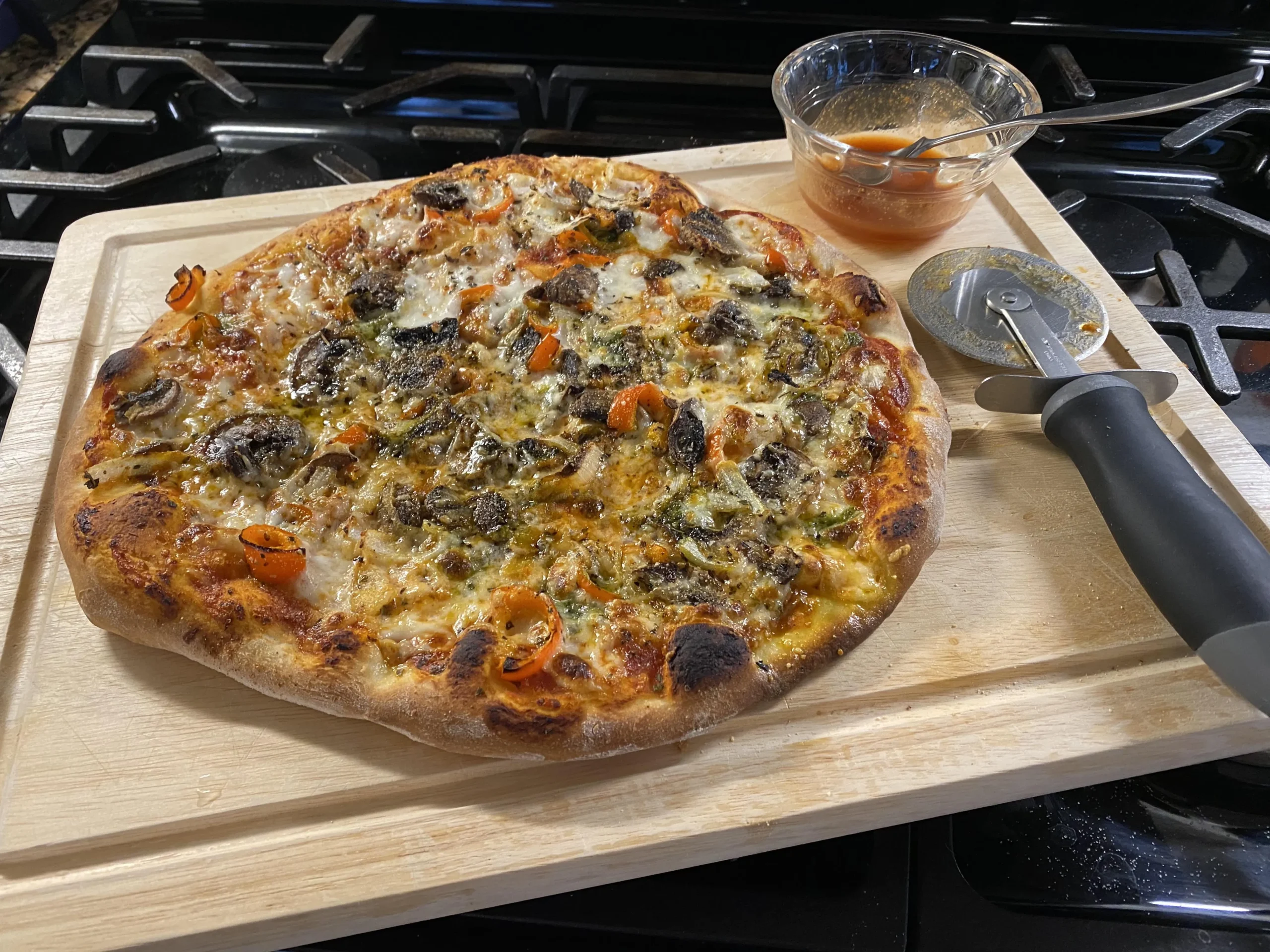 Vegetarian Hot Honey Pizza
