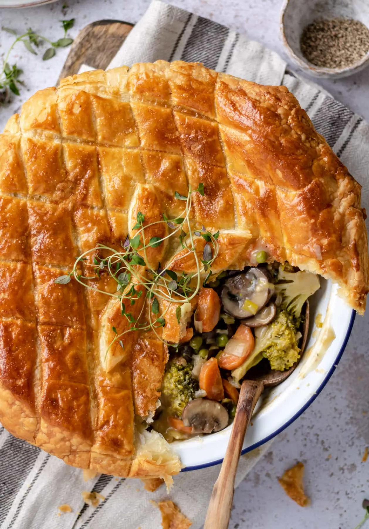 Veggie Pot Pie Pasties