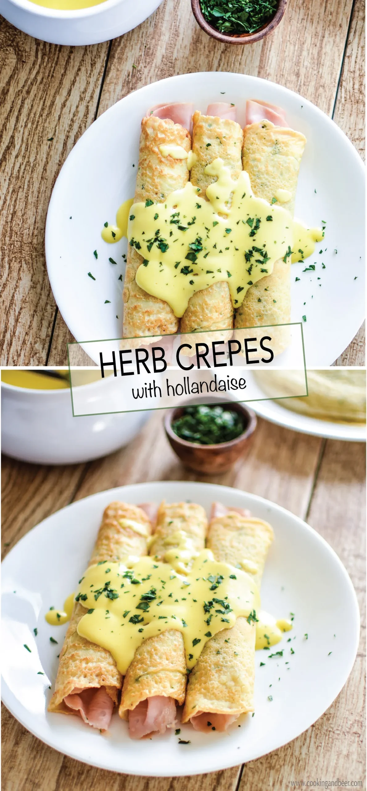 Very Herb Very Cheese Crepes