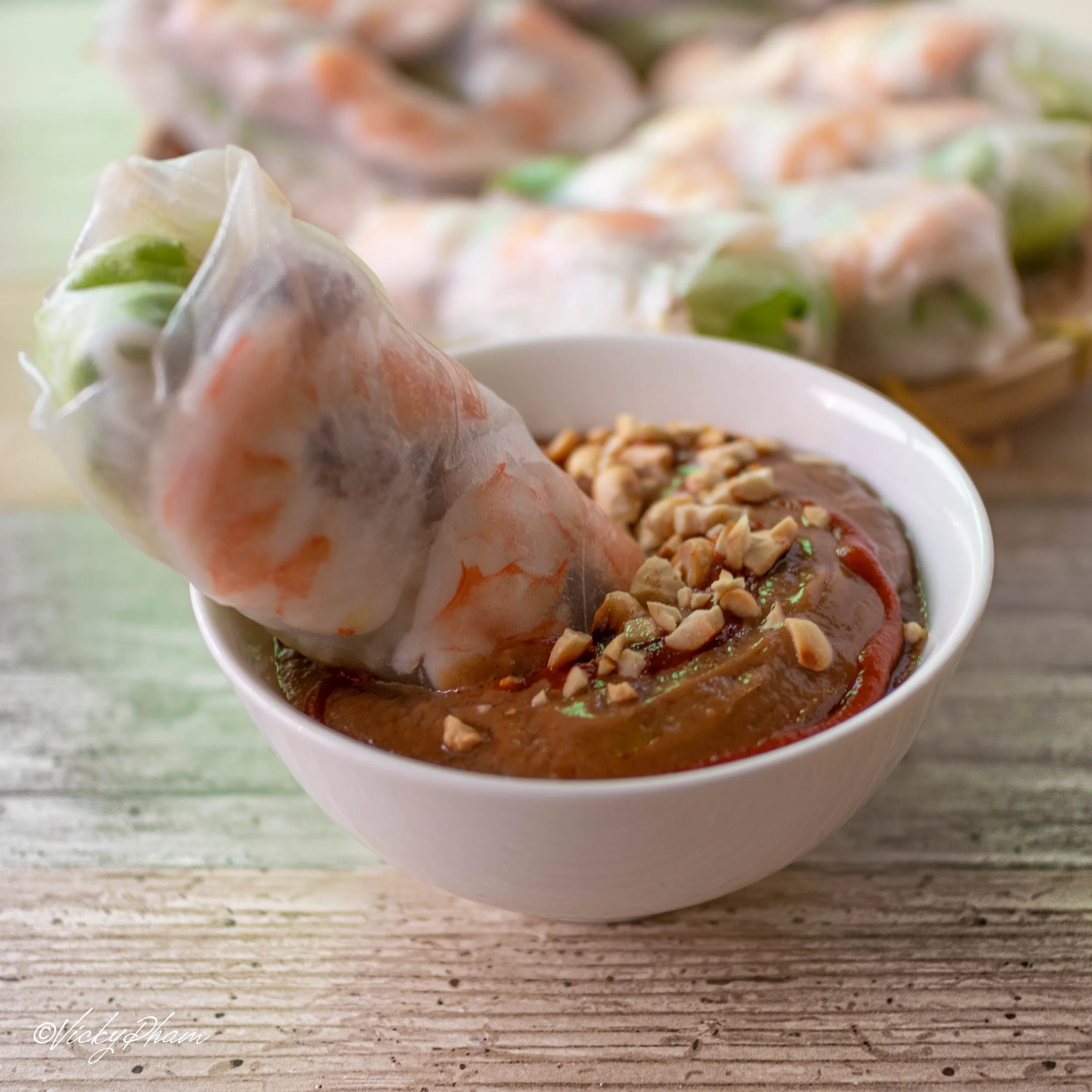 Vietnamese Spring Rolls with Dipping Sauce