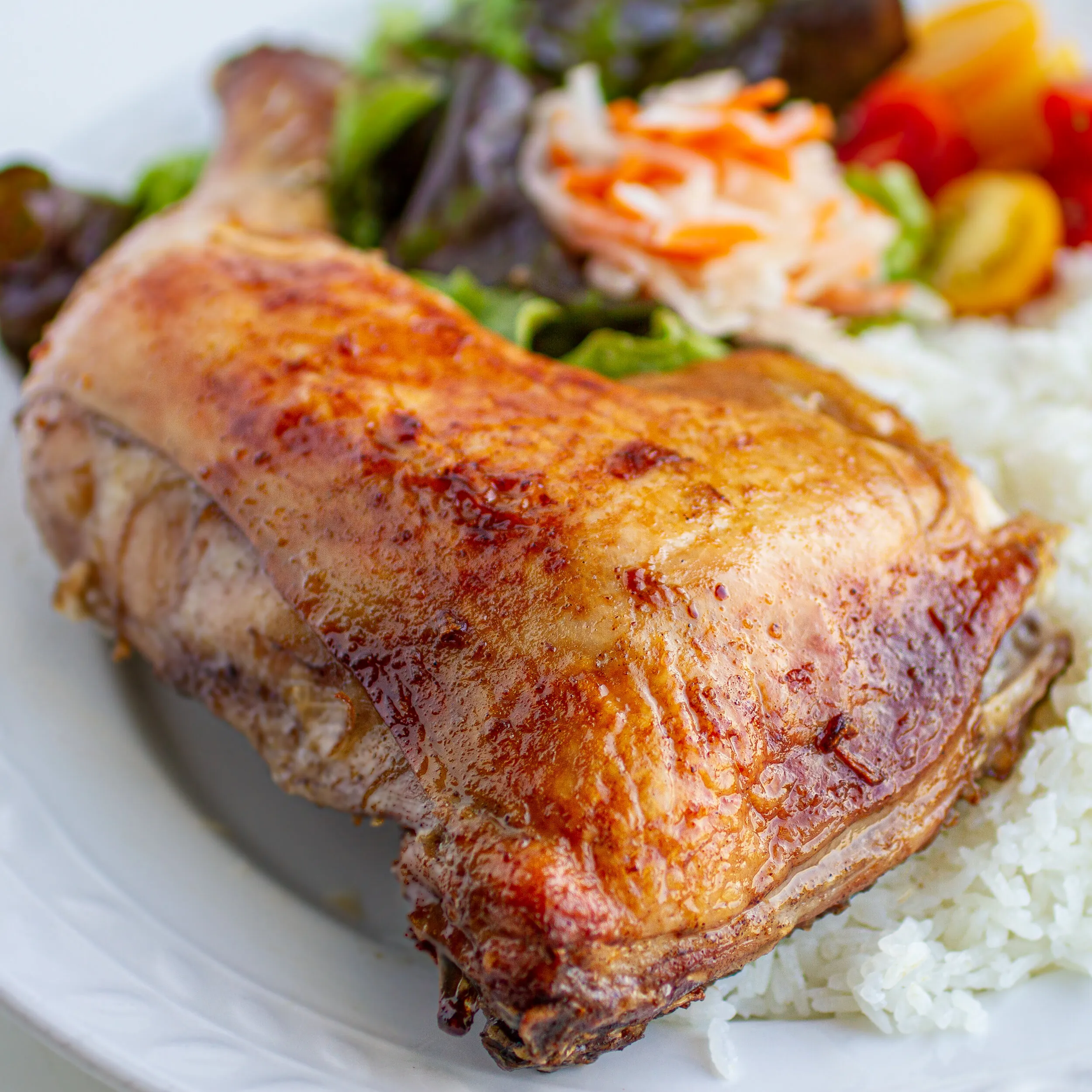 Vietnamese Style Baked Chicken with Crispy Skin