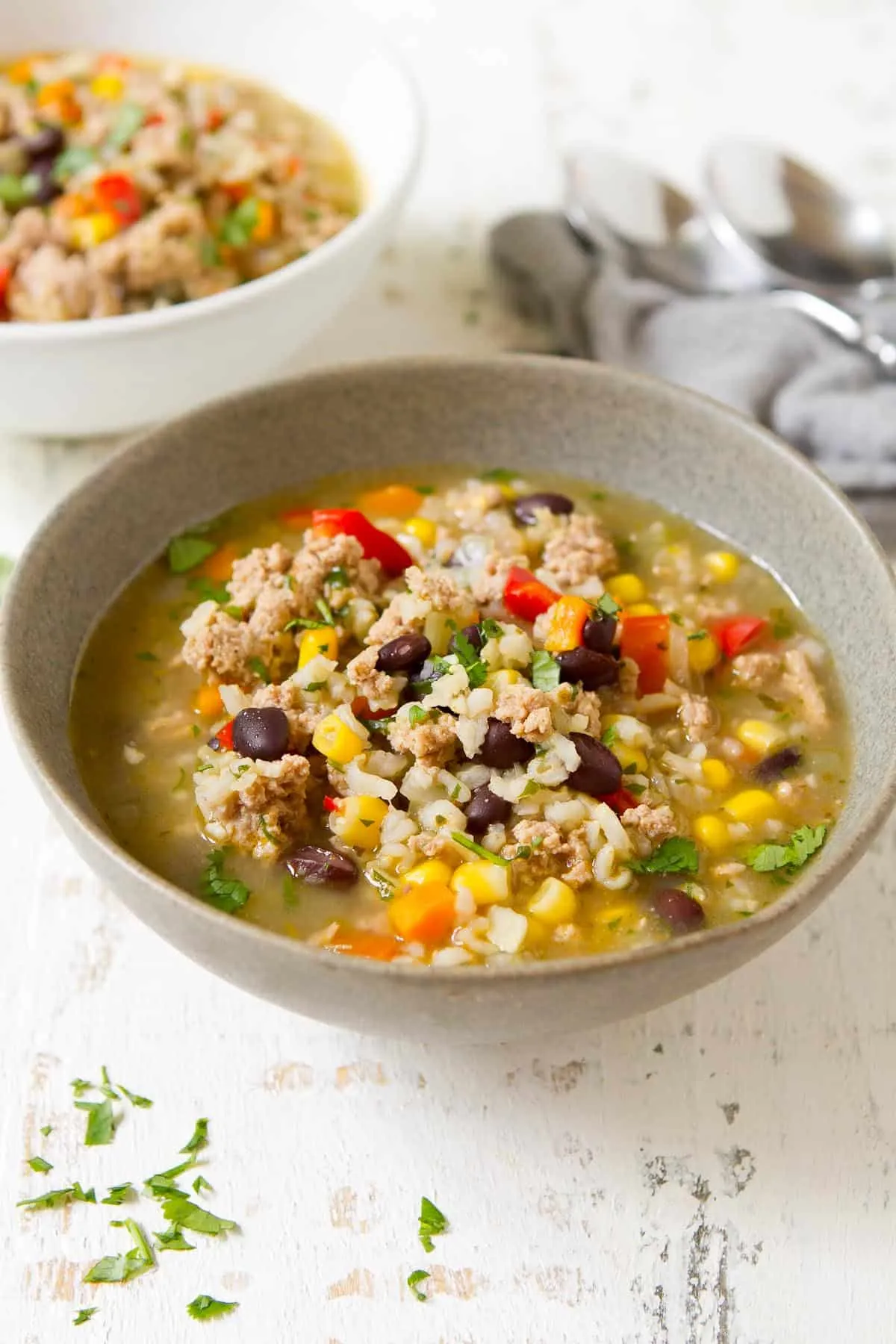 WW Southwest Ground Turkey Vegetable Soup