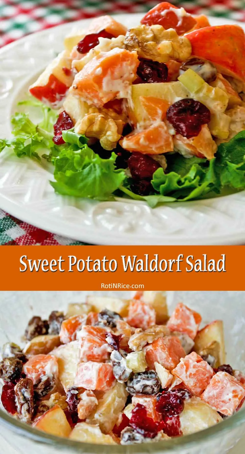 Waldorf Sweet Potato Salad