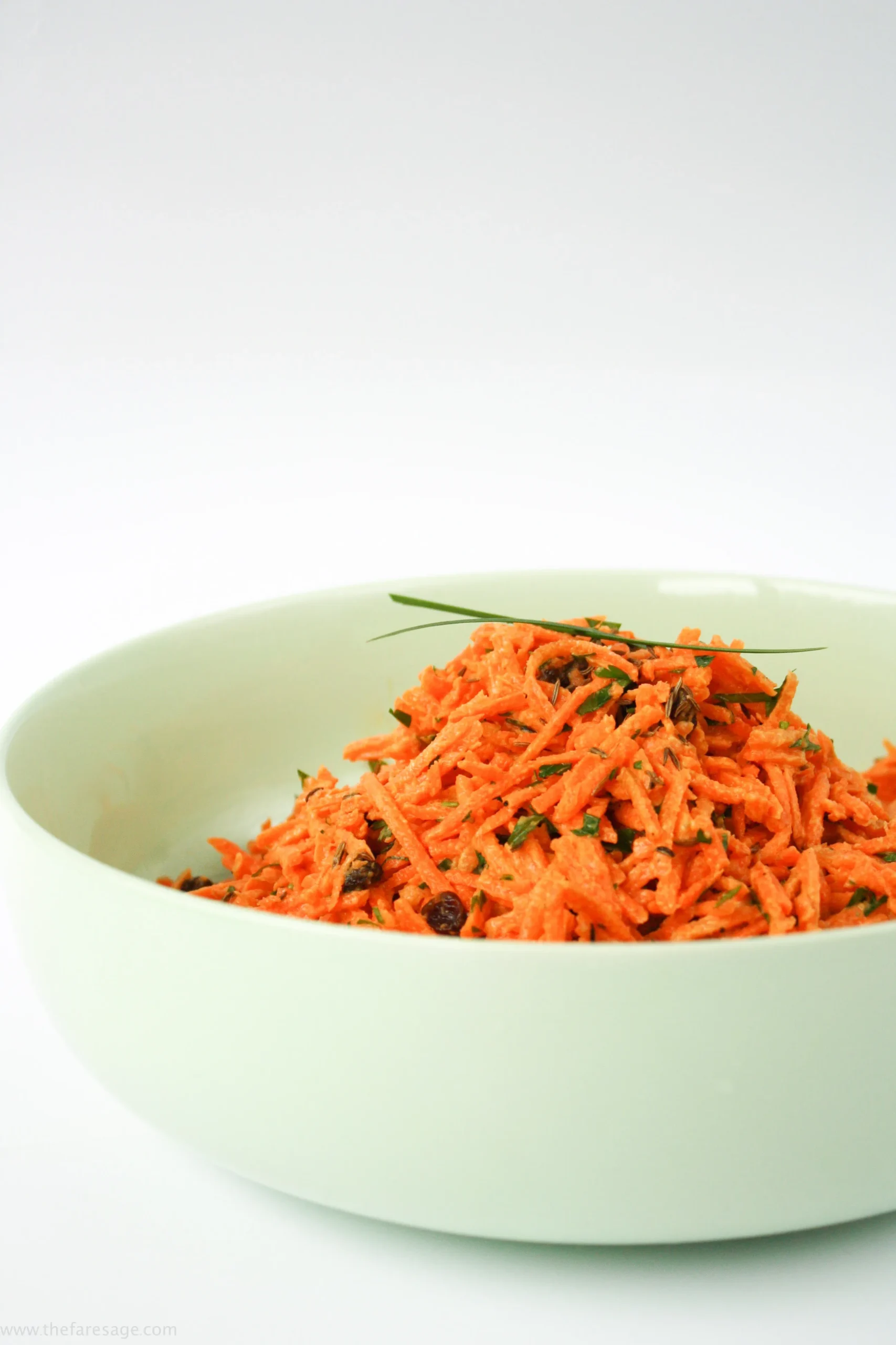 Warm Carrot Salad with Caraway Dressing