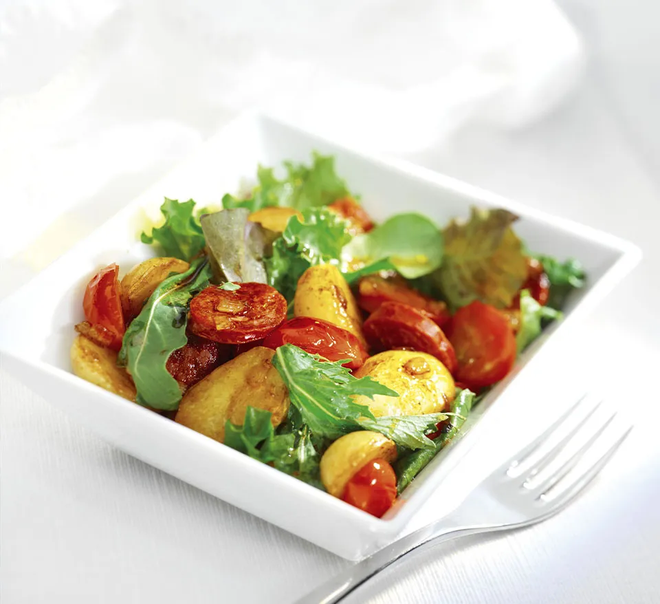 Warm Spanish Chorizo and Potato Salad