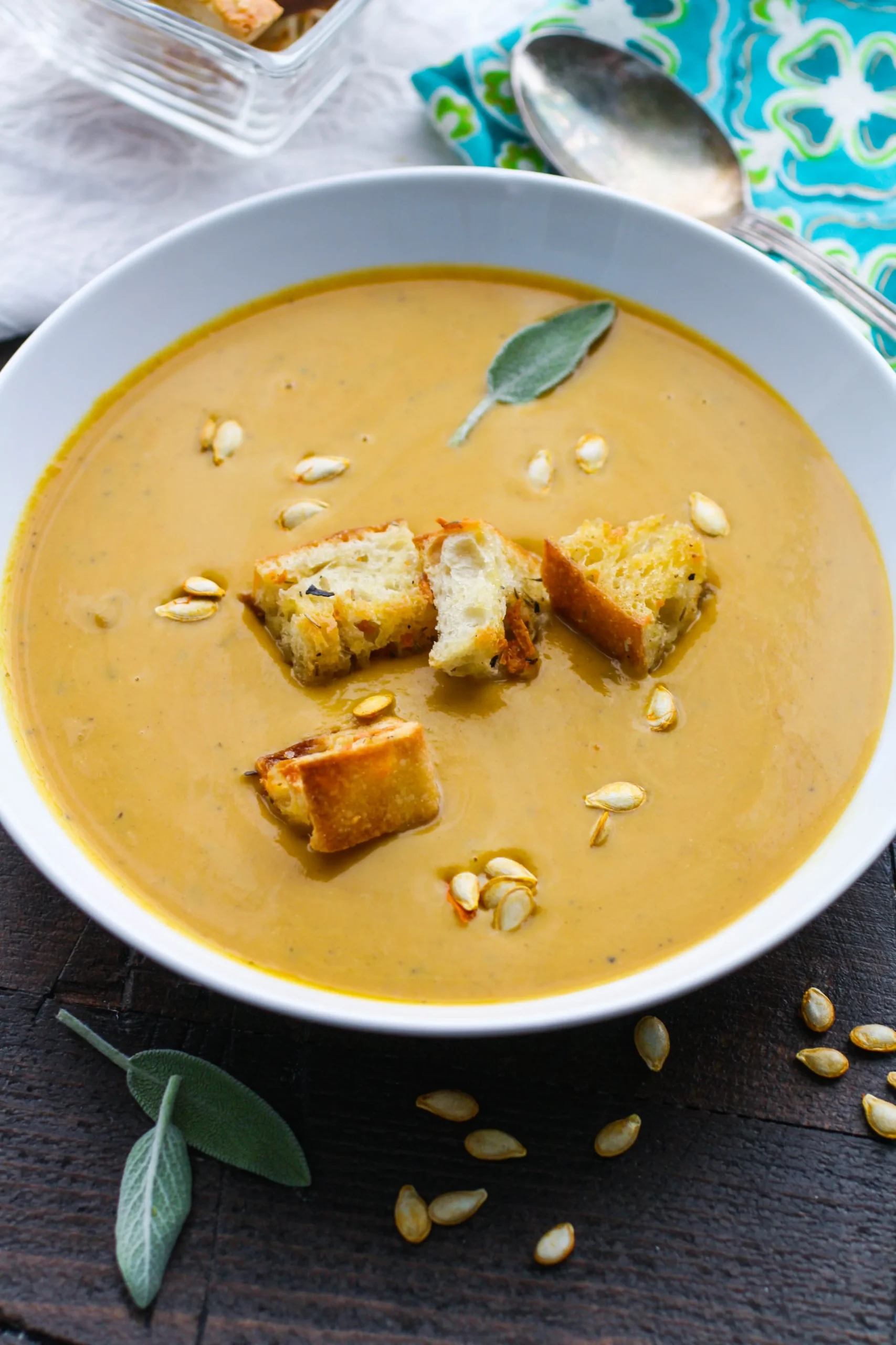 Warm Spiced Butternut Squash Soup