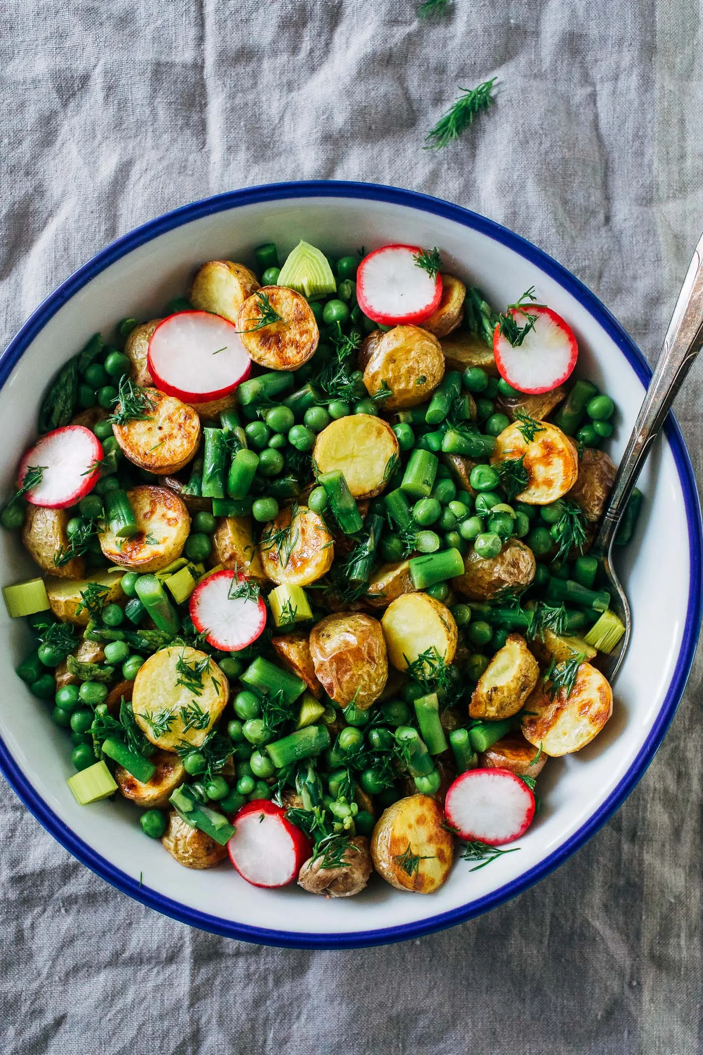 Warm Spring Potato Salad