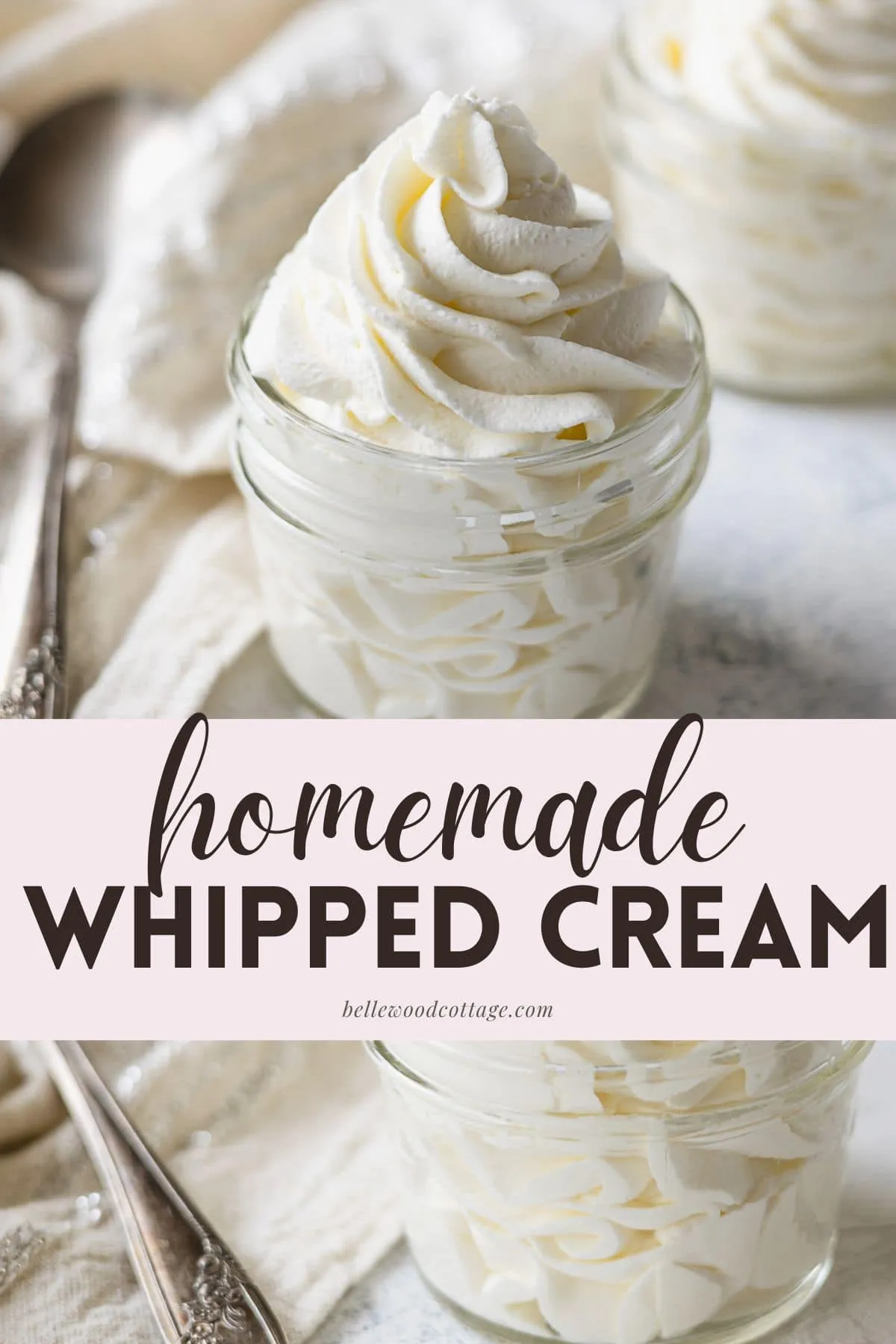 Whipped Cream Made in a Mason Jar